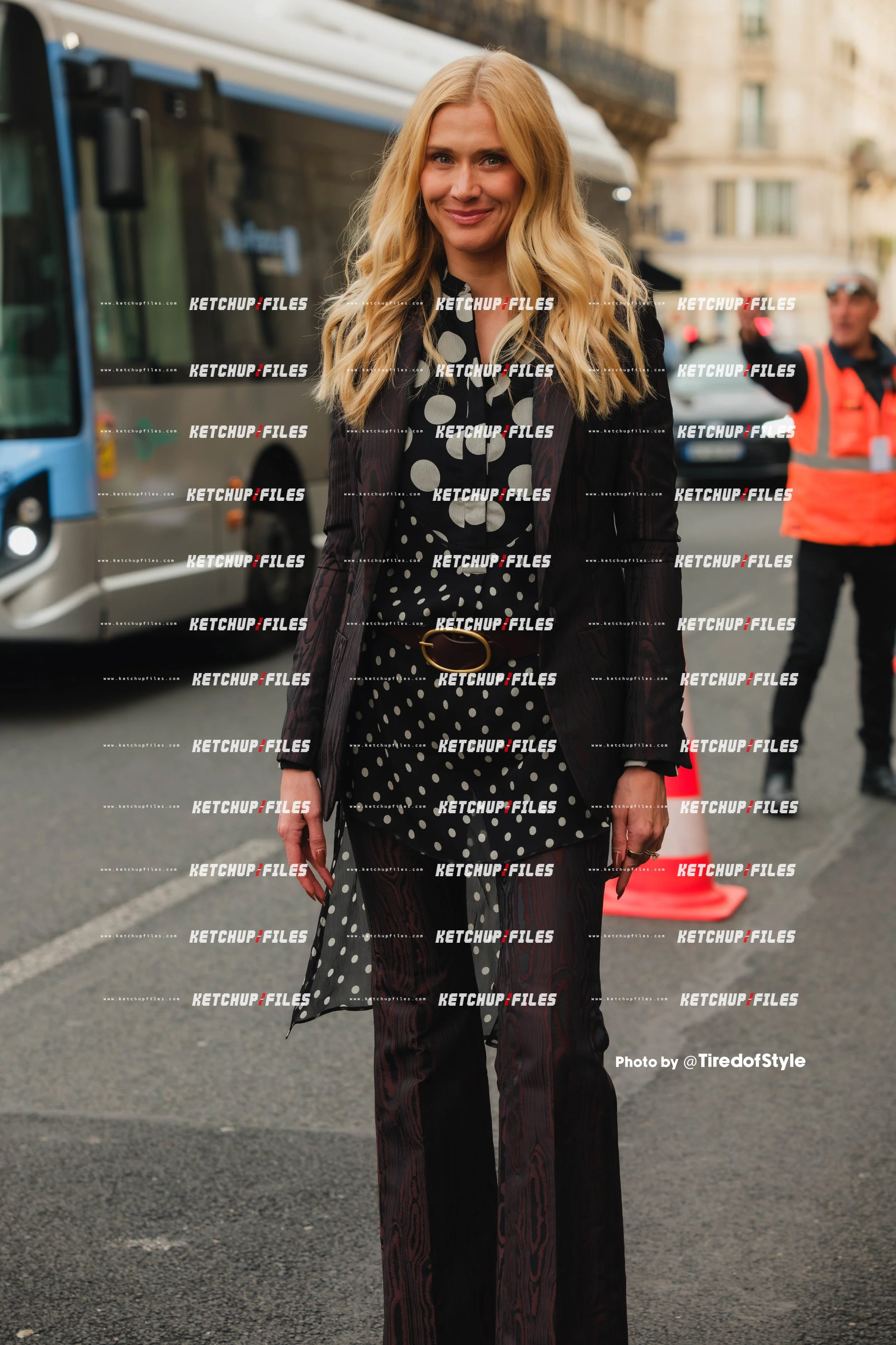 Street Style Editorial photo from Nina Ricci AW26 at Paris Fashion Week 2026