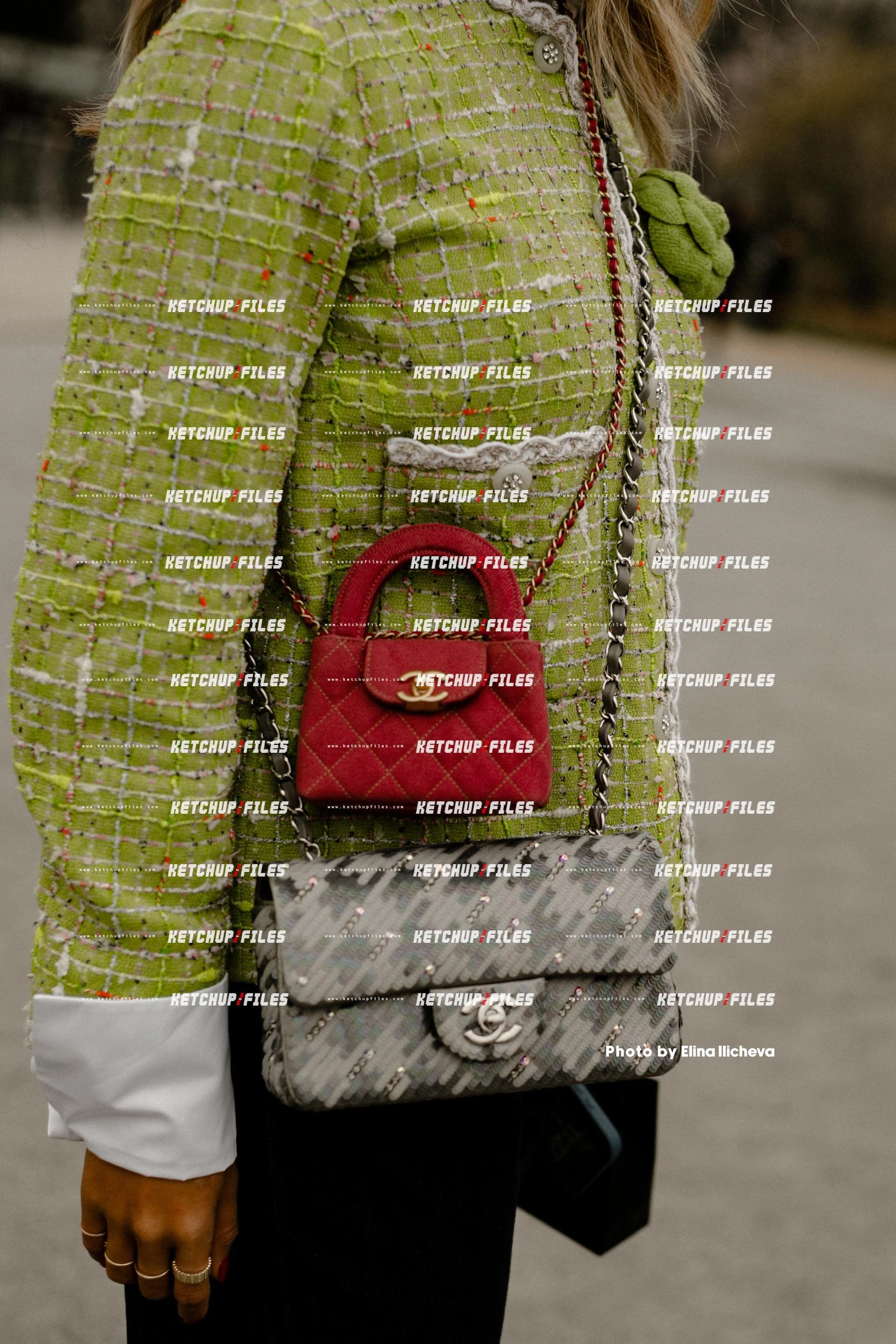 Street Style Photo of Guest Chanel FW25 Show during Paris Fashion Week Fall Winter 2025