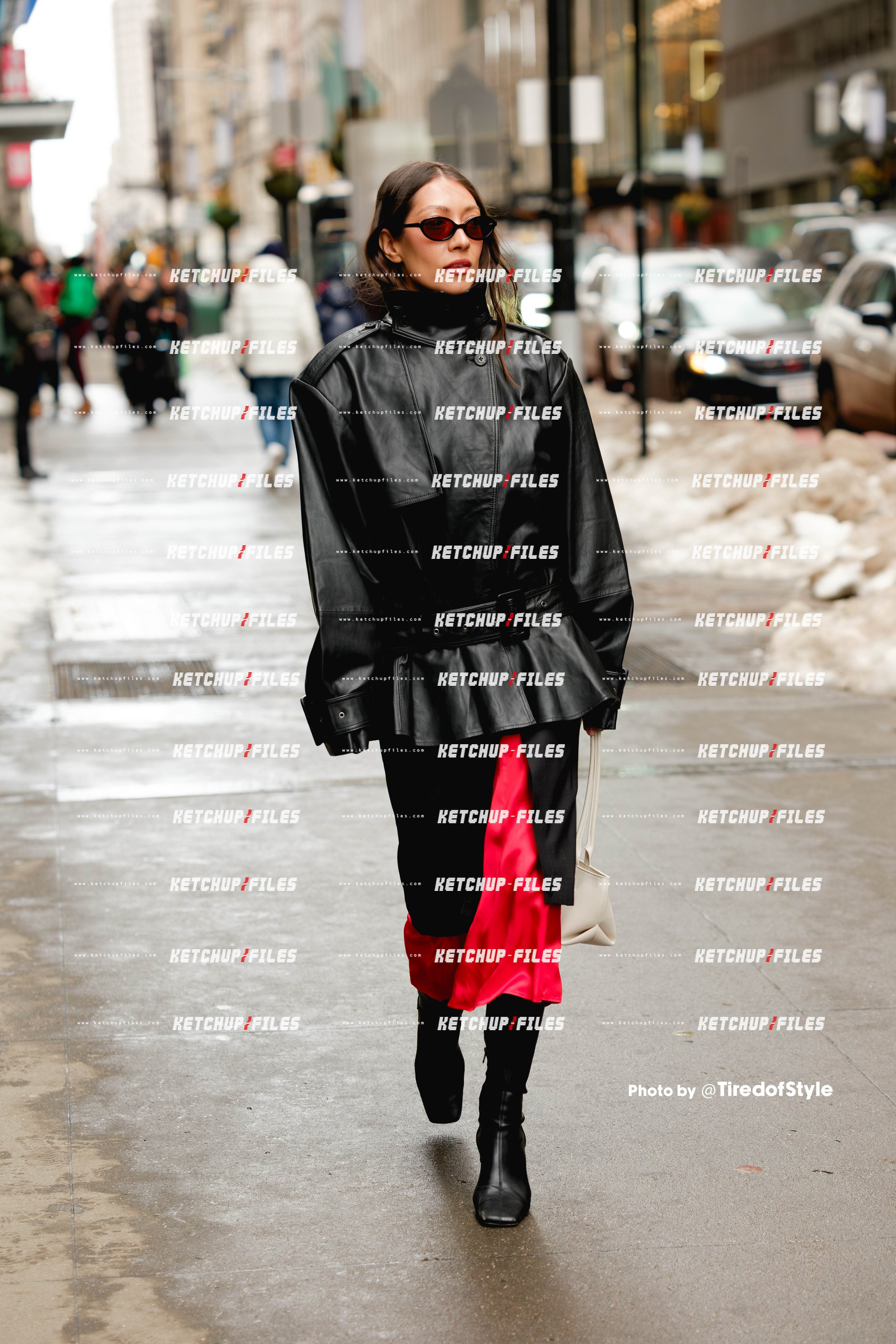 Street Style Photo of Guest at the Coach FW26 New York Fashion Week Show