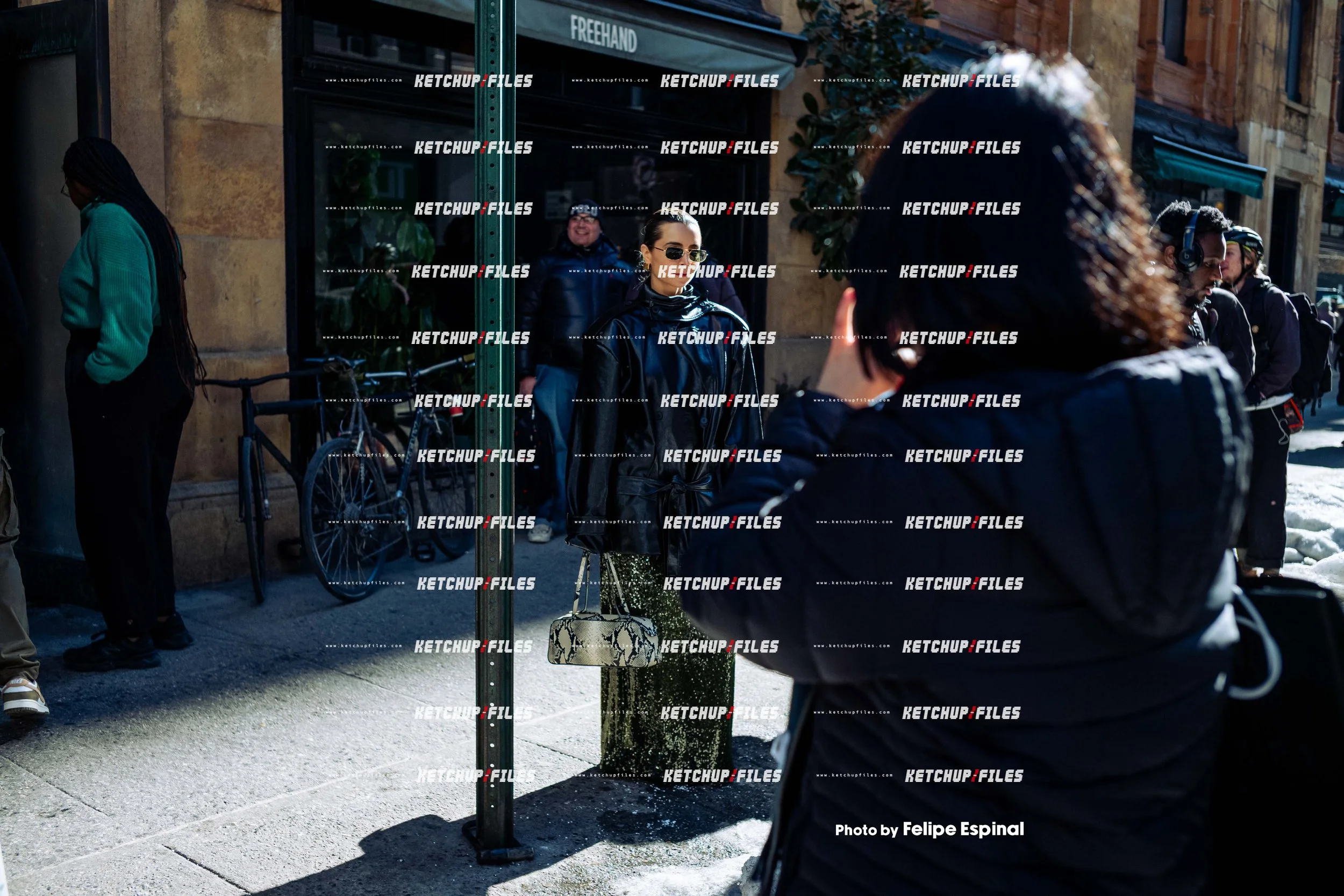 Street Style Photo of Guest at the PatBo FW26 New York Fashion Week Show