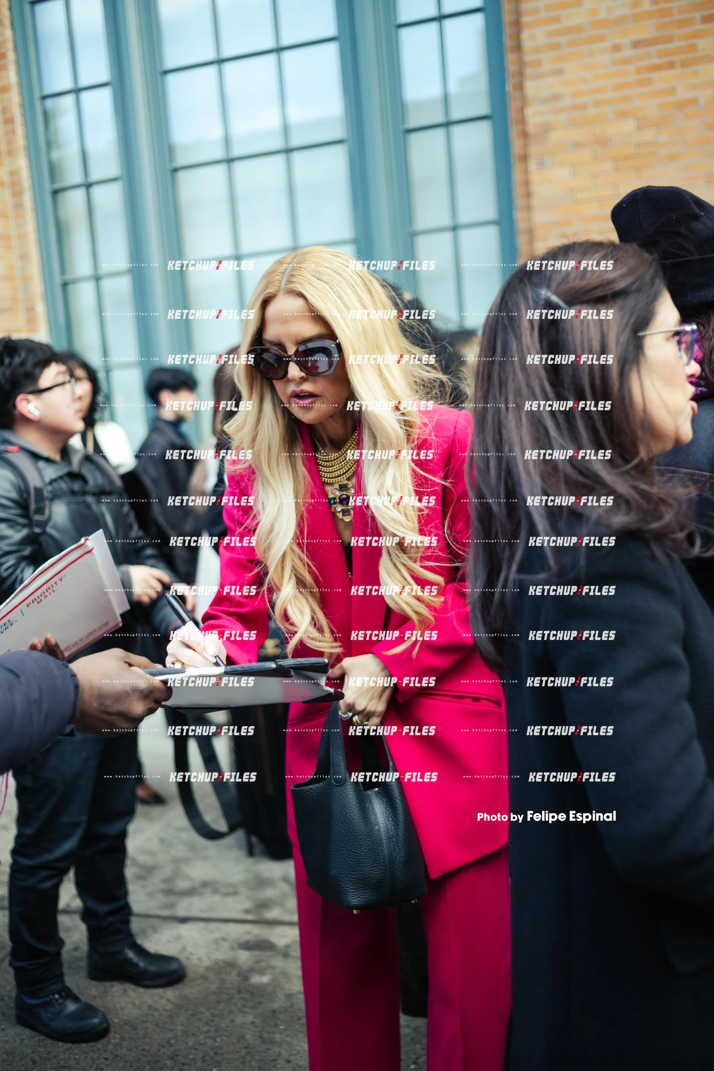 Street Style Photo of Rachel Zoe at the Carolina Herrera  FW26 New York Fashion Week Show