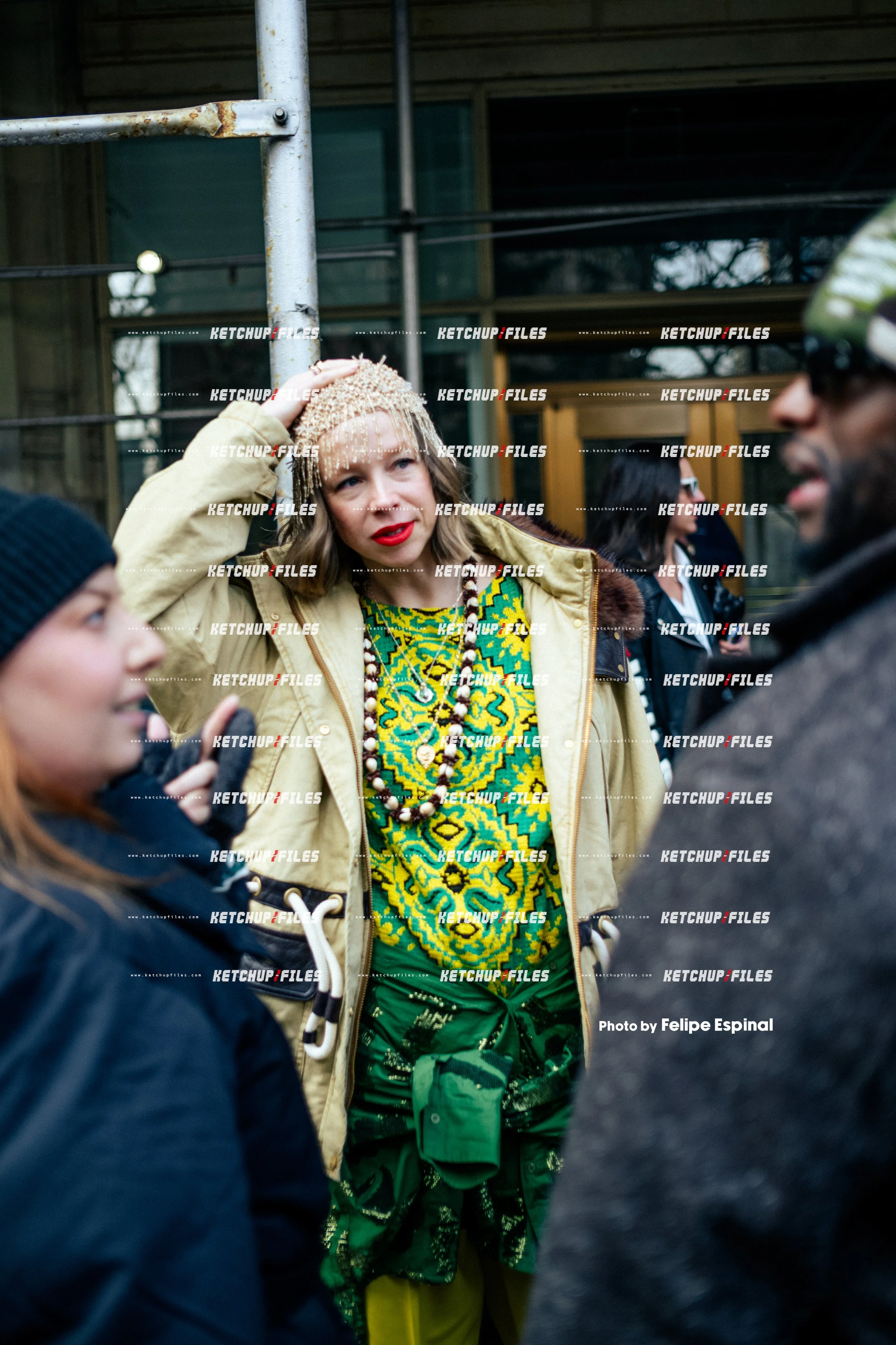 Street Style Photo of Chloe King at the Altuzarra FW26 New York Fashion Week Show