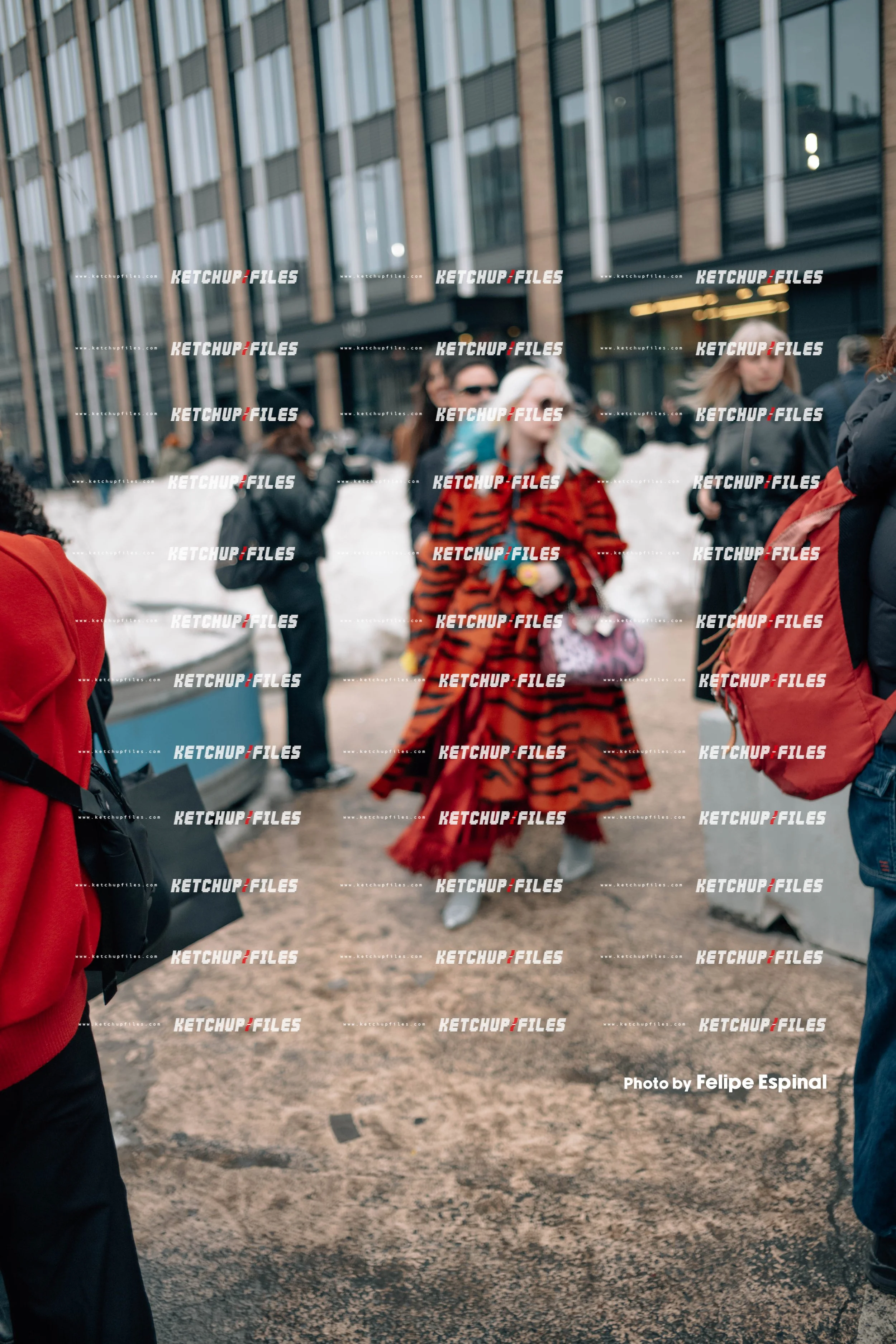 Street Style Photo of Kristen Bateman at the Proenza Schouler FW26 New York Fashion Week Show