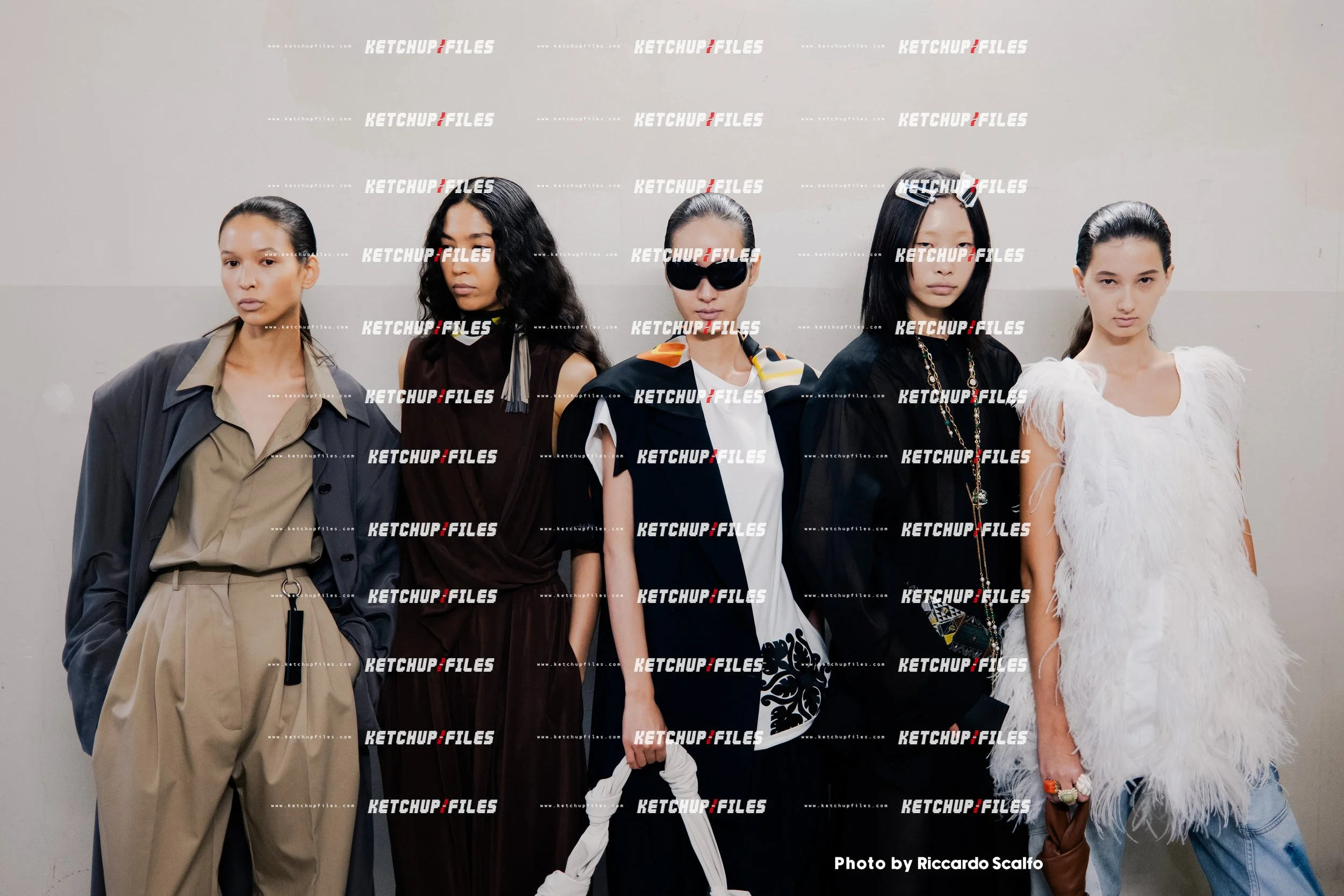 Backstage Photo at the Calcaterra SS26 Milan Fashion Week Show SS26