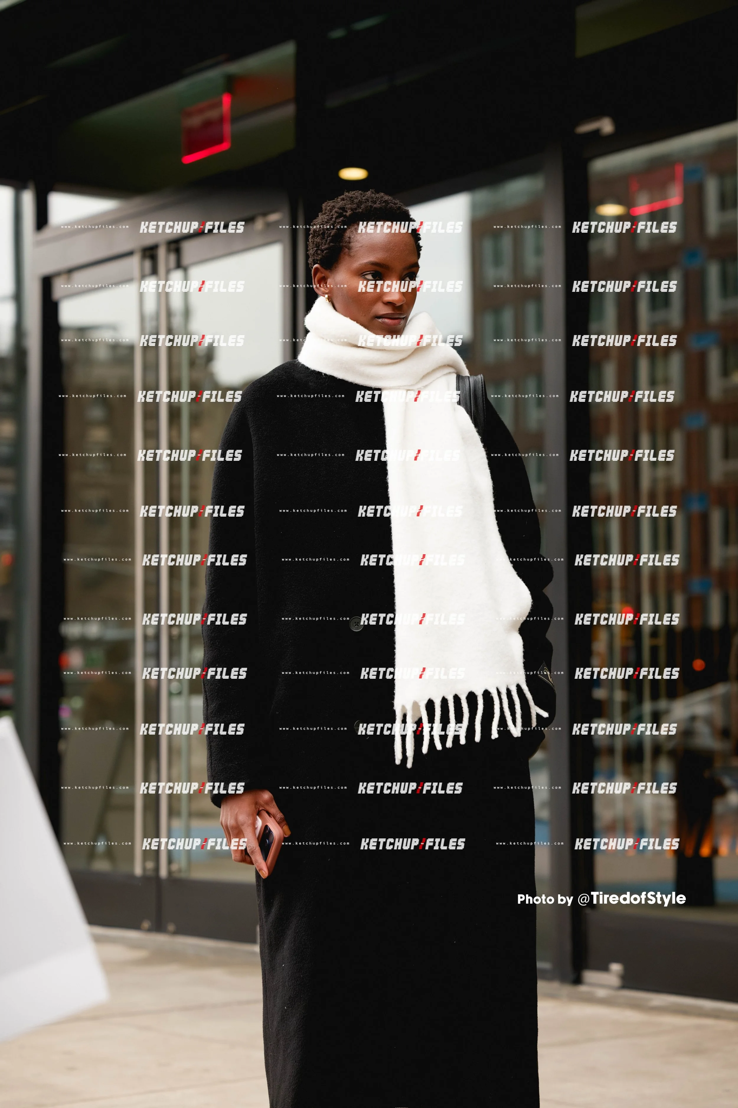 Street Style Photo of Faith Johnson at the Proenza Schouler FW26 New York Fashion Week Show