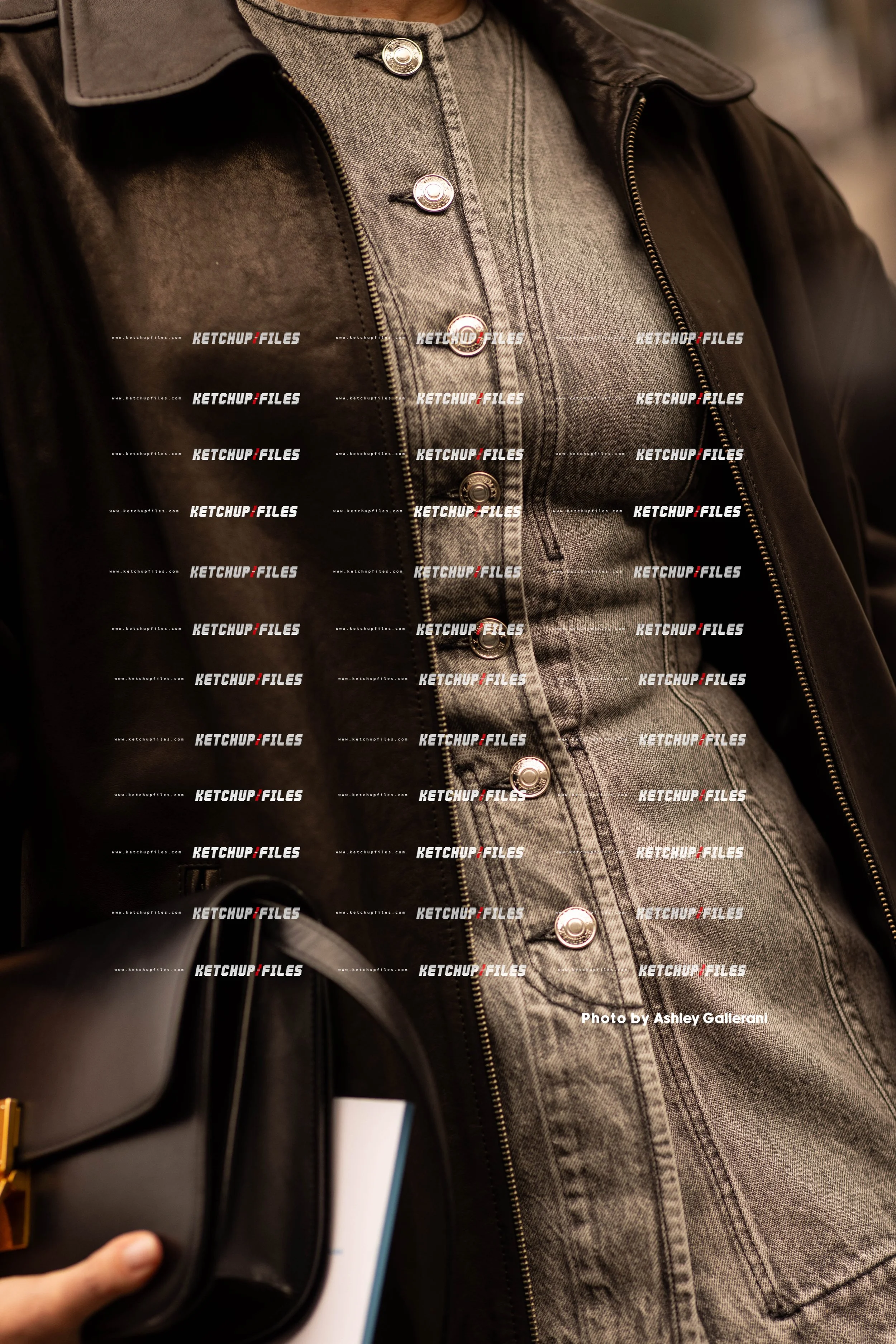 Street Style Photo of Guest at the Sportmax FW26 Milan Fashion Week Show