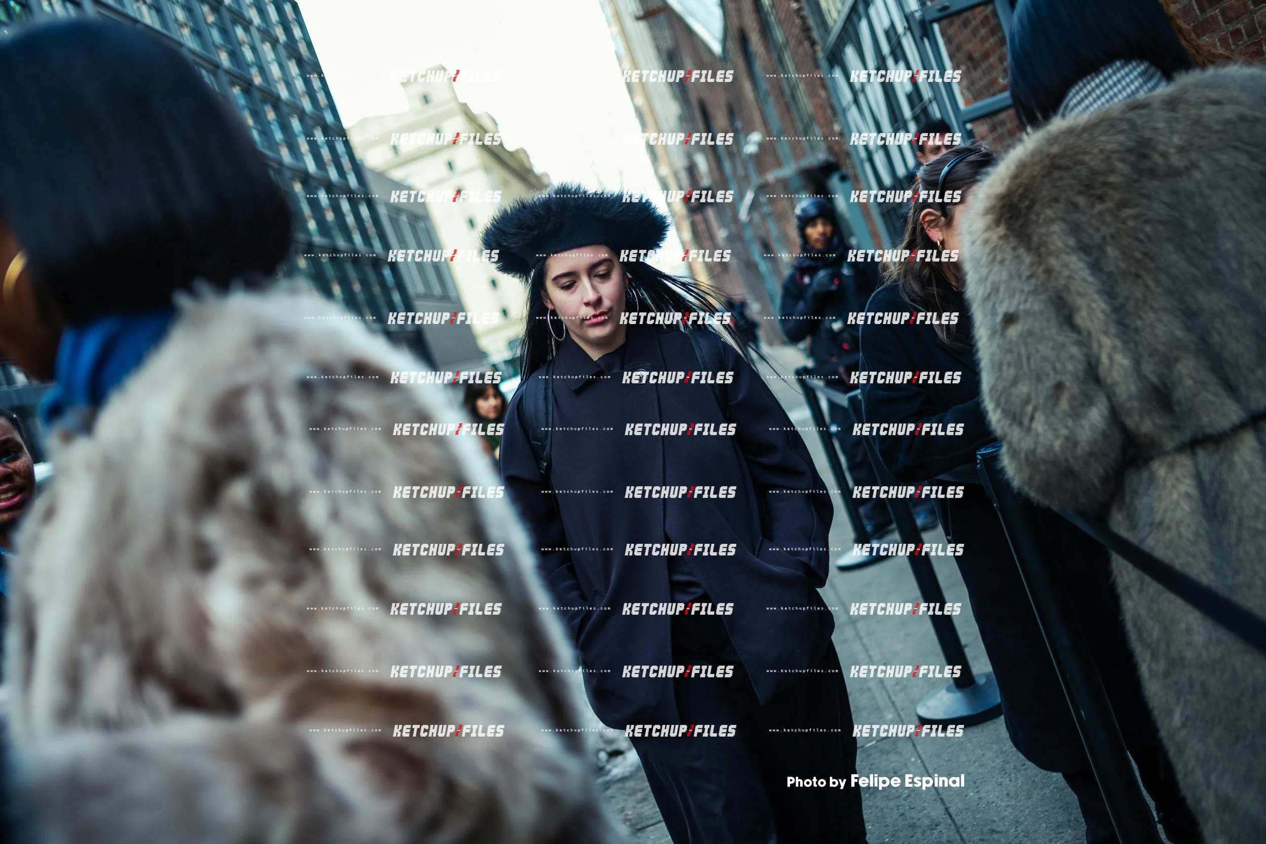 Street Style Photo of Guest at the Zankov FW26 New York Fashion Week Show