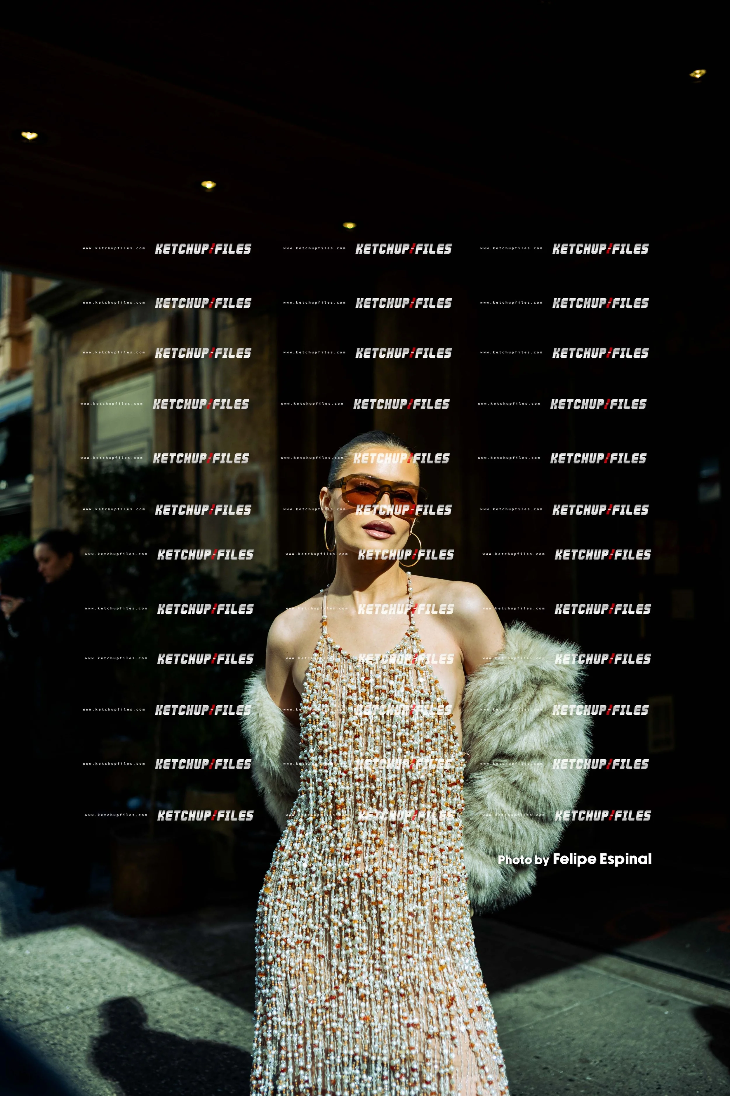 Street Style Photo of Lexi Wood at the PatBo FW26 New York Fashion Week Show