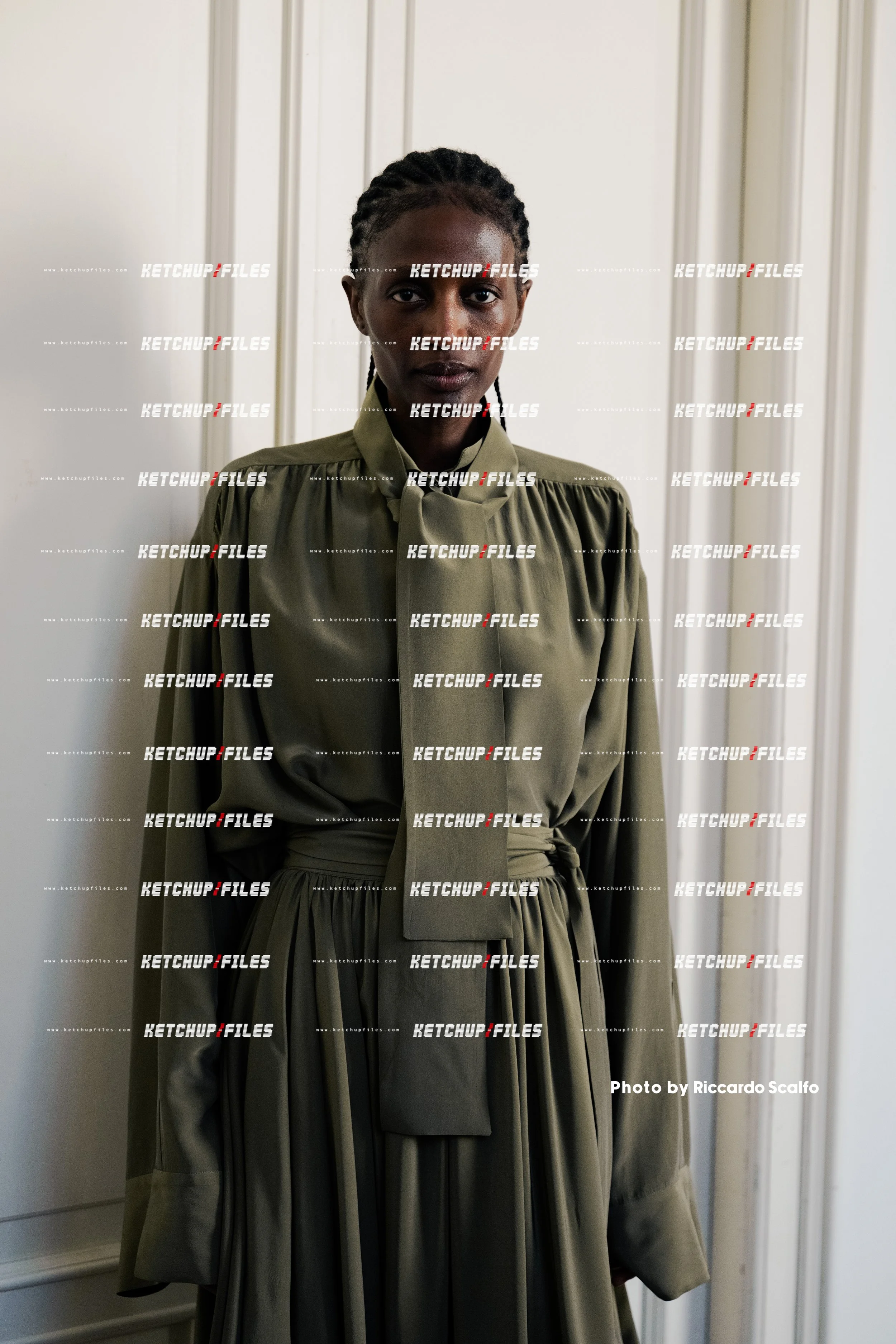 Backstage Photo at the Calcaterra SS26 Milan Fashion Week Show SS26