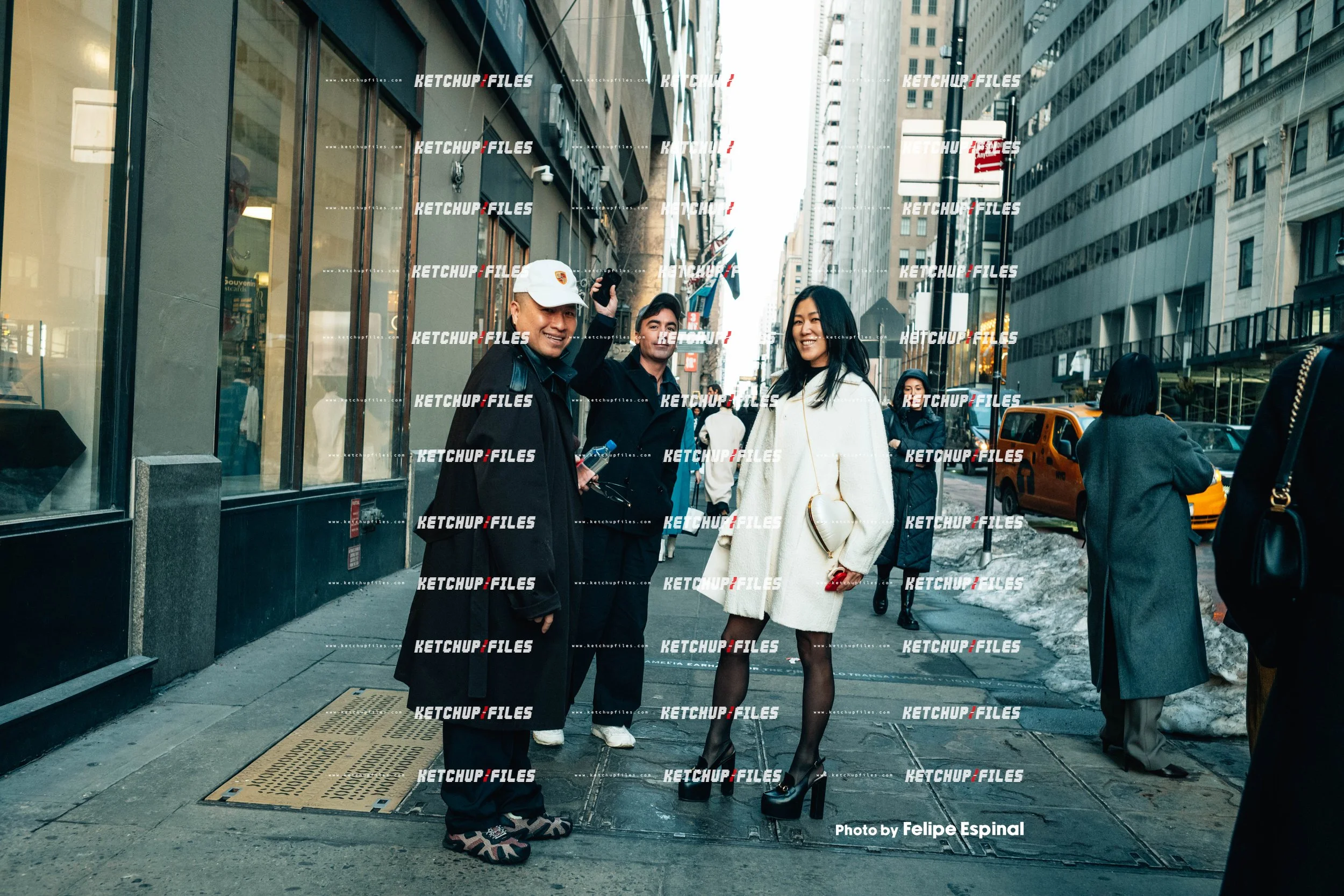 Street Style Photo of Guests at the Prabal Gurung FW26 New York Fashion Week Show