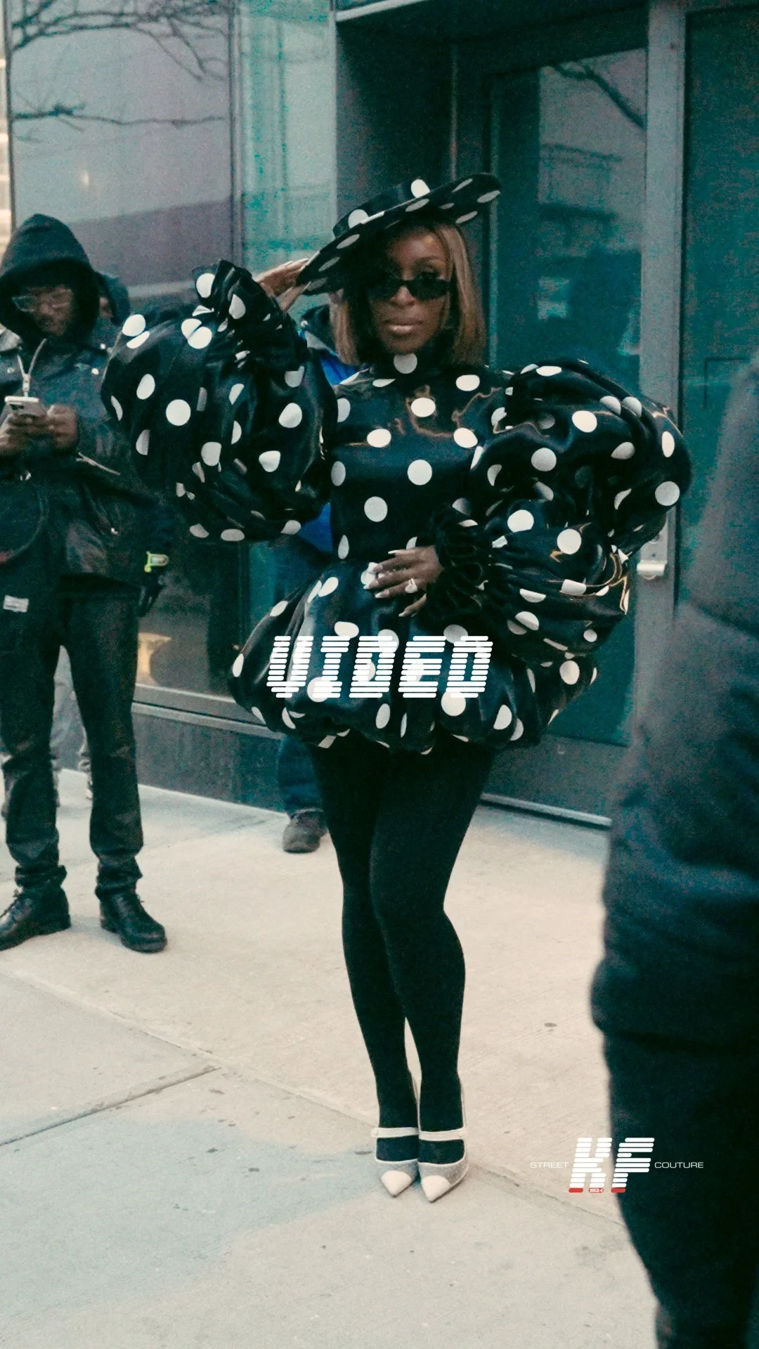 Street Style Video of Jackie Aina at the Christian Siriano FW26 New York Fashion Week Show