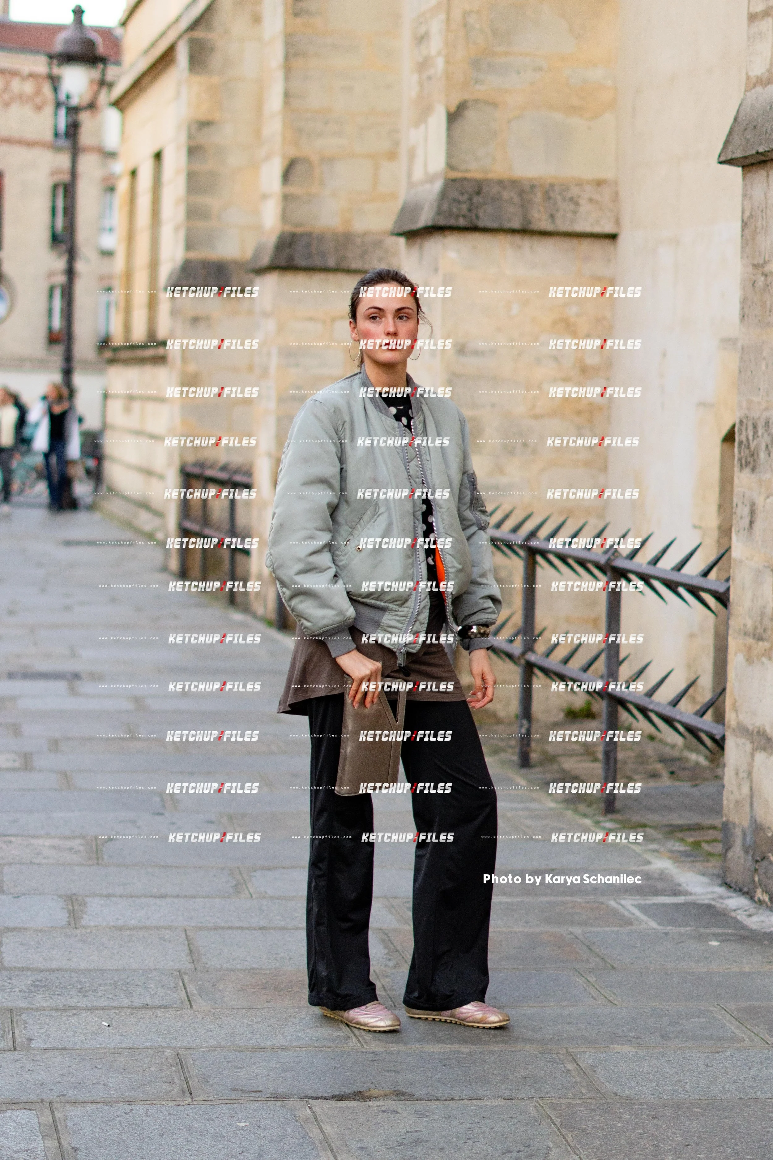 Street Style Photo of Guest at Paloma Wool FW25 Show Paris Fashion Week Fall Winter 2025