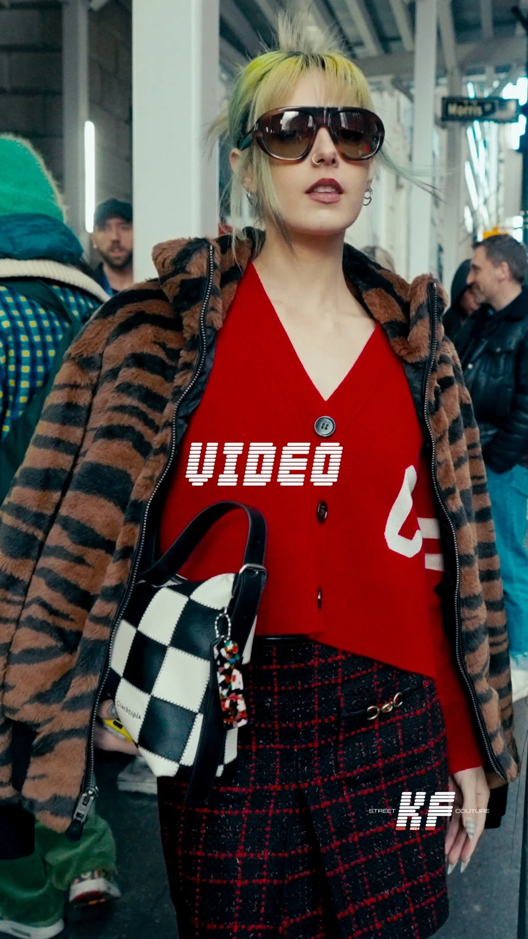 Street Style Video of Emma Rogue at the Coach FW26 New York Fashion Week Show