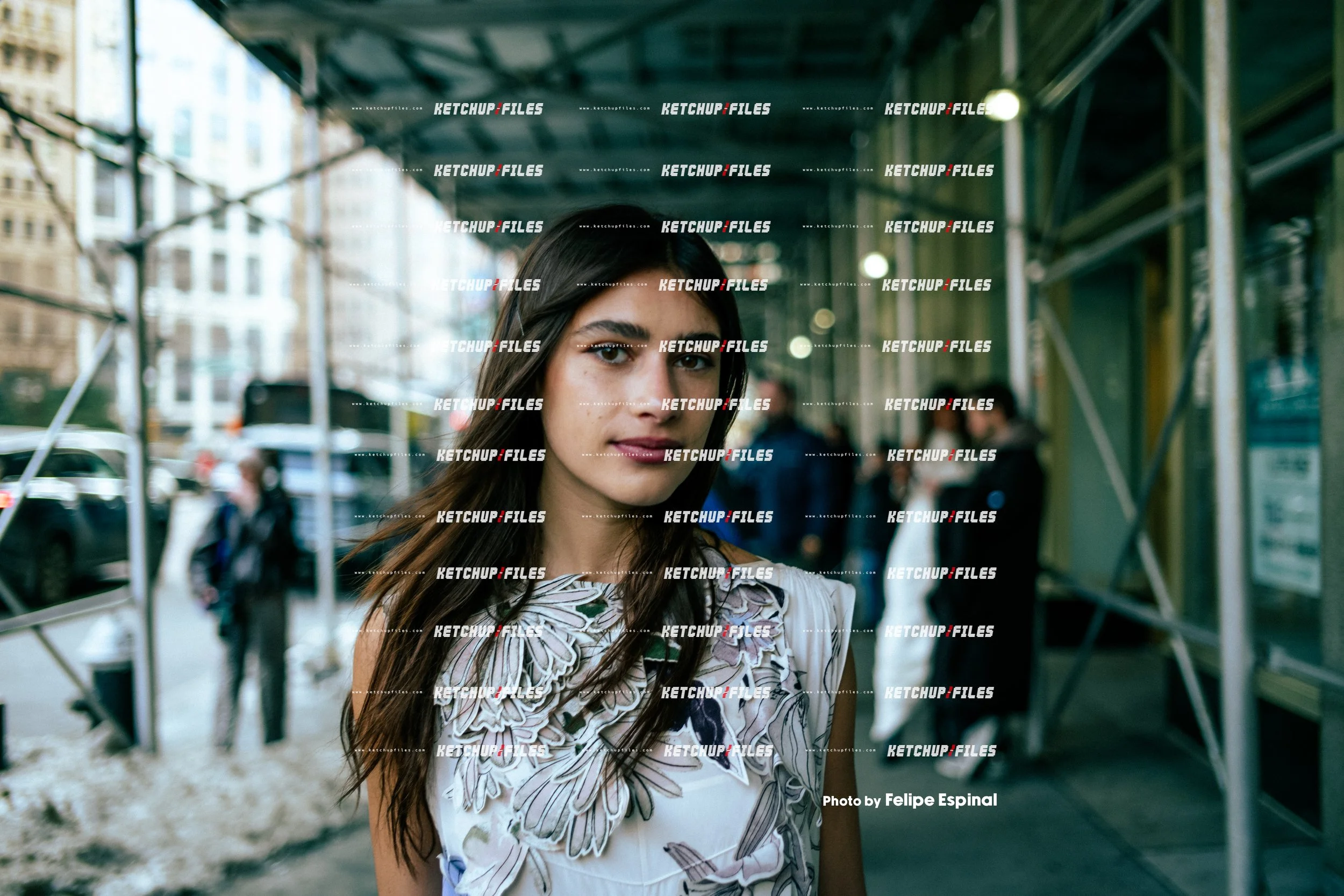 Street Style Photo of Francesca Keller at the Altuzarra FW26 New York Fashion Week Show