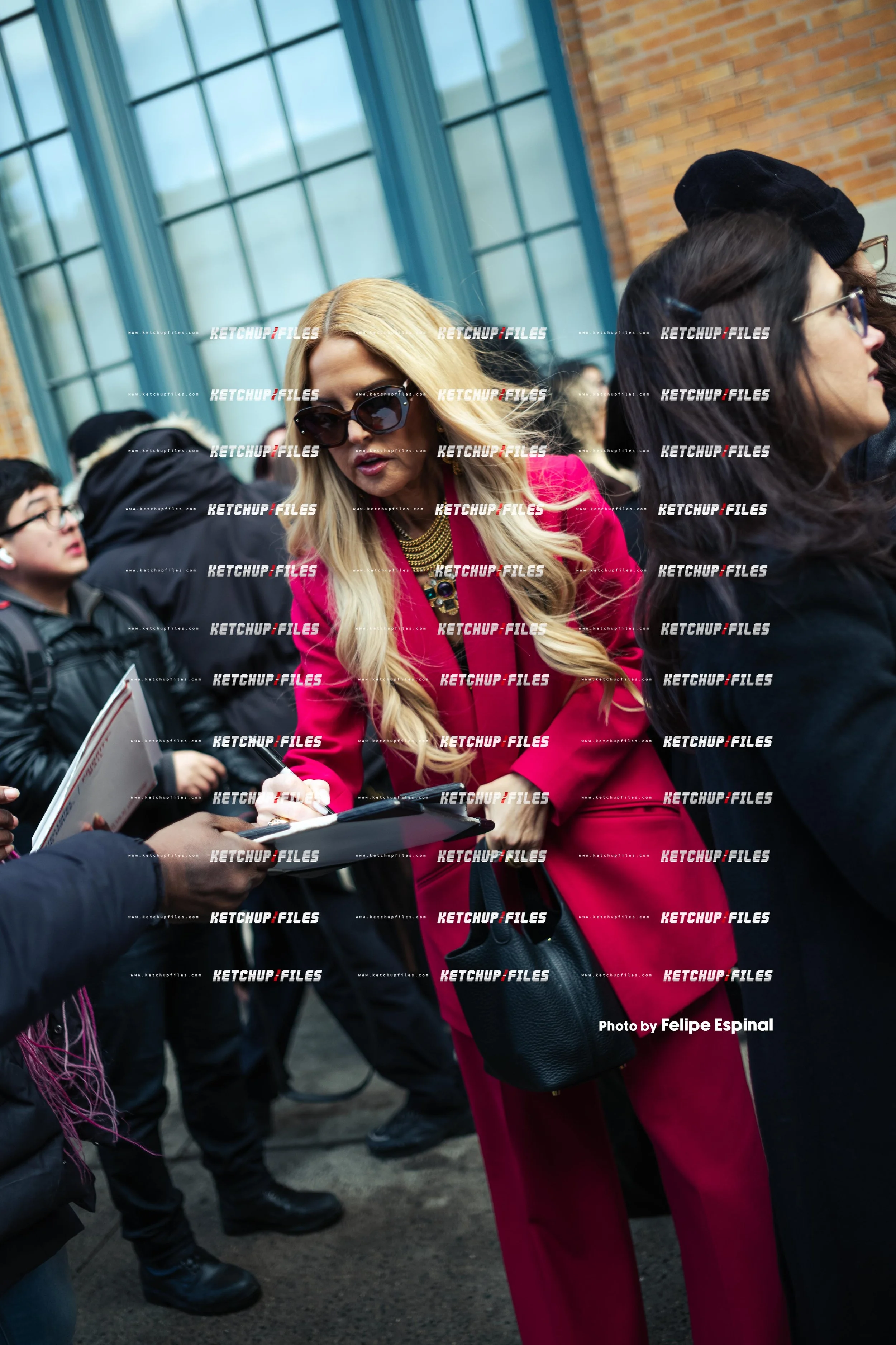 Street Style Photo of Rachel Zoe at the Carolina Herrera FW26 New York Fashion Week Show