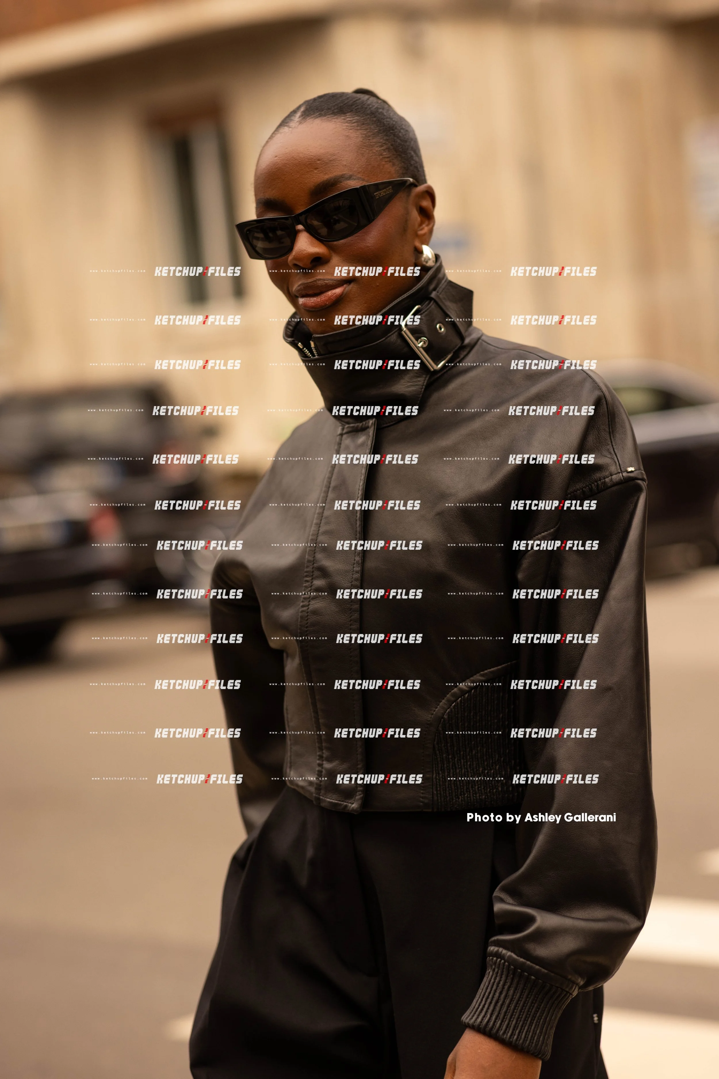 Street Style Photo of Guest at the Sportmax FW26 Milan Fashion Week Show