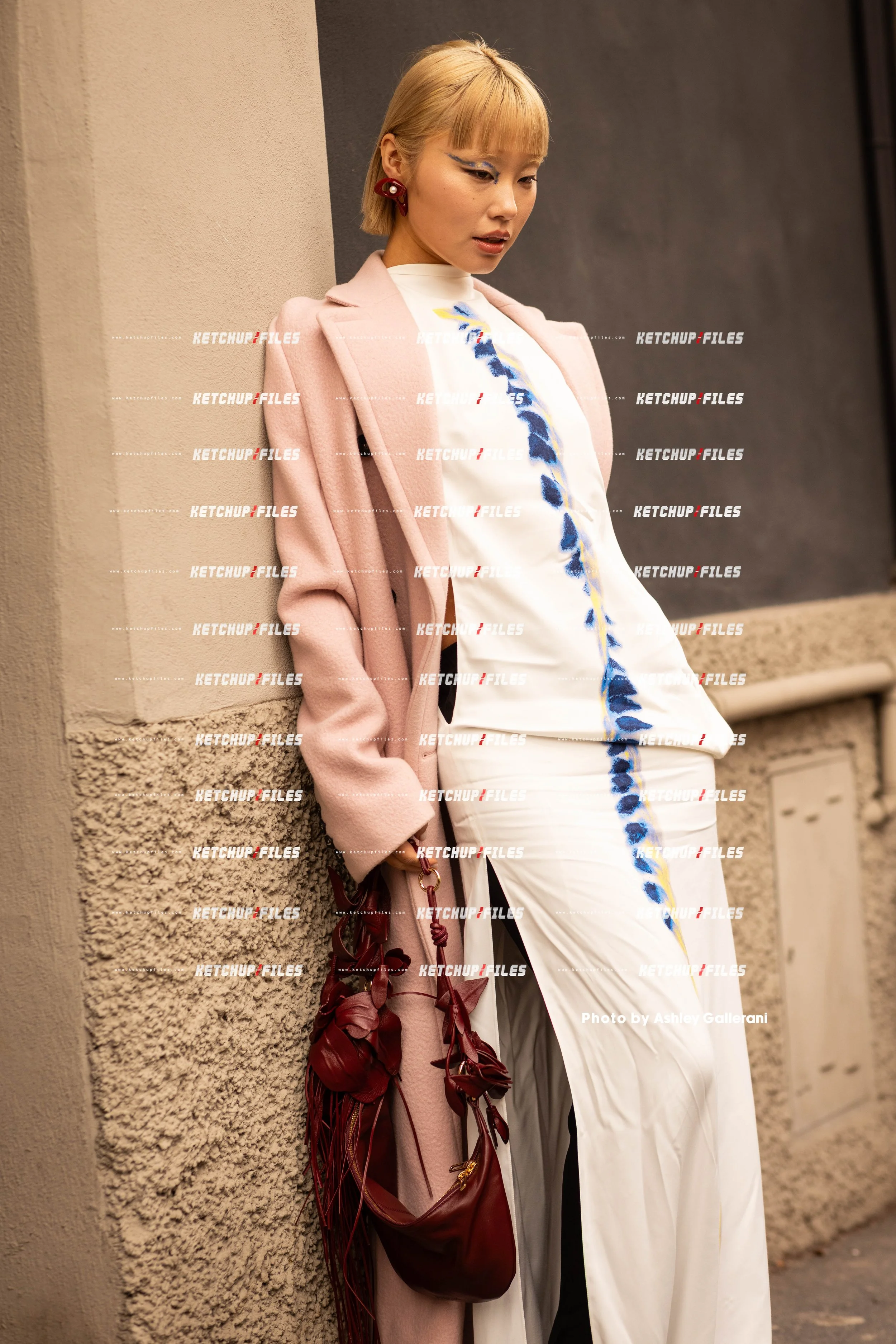 Street Style Photo of Guest at the Sportmax FW26 Milan Fashion Week Show