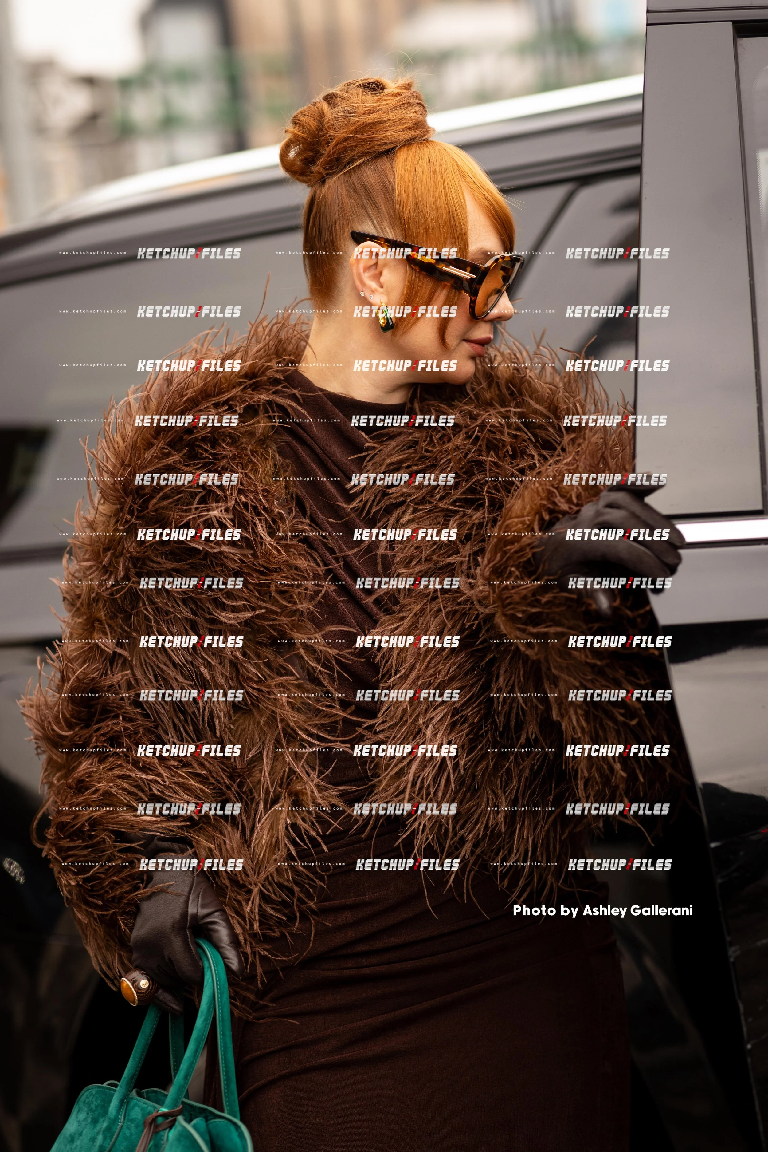 Street Style Photo of Anna Estrin at the Proenza Schouler FW26 New York Fashion Week Show