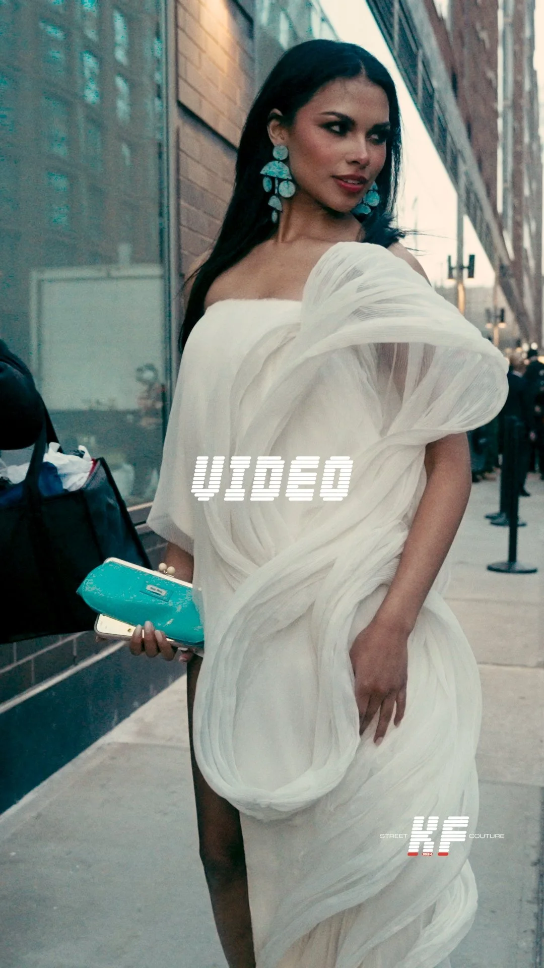 Street Style Video of Guest at the Christian Siriano FW26 New York Fashion Week Show