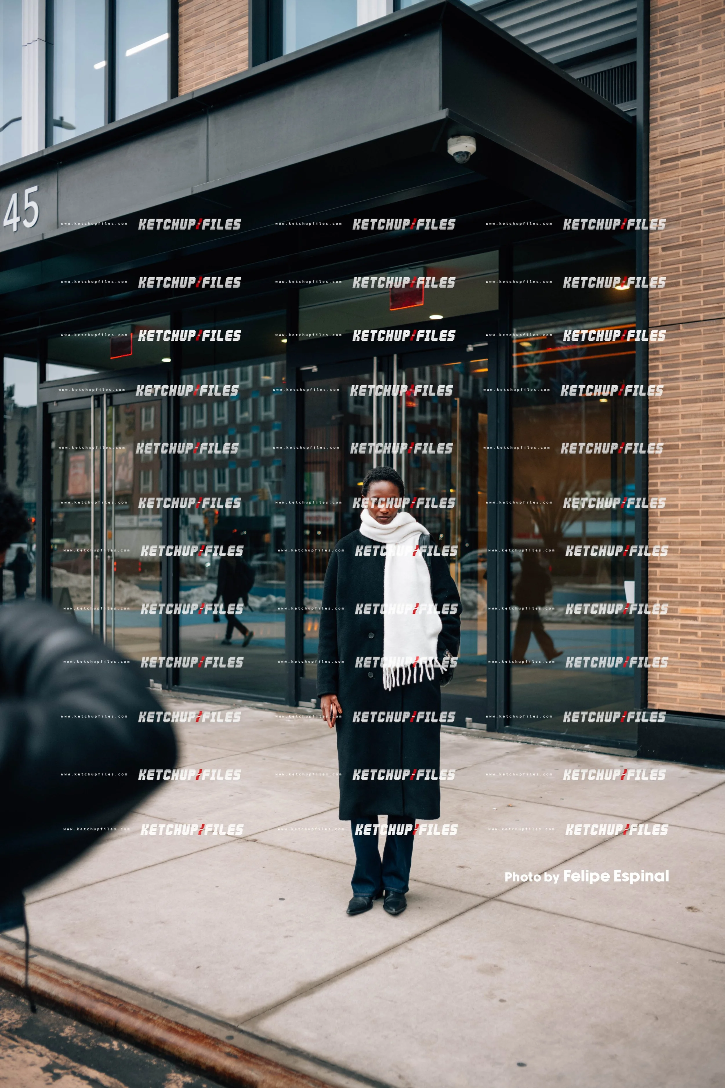 Street Style Photo of Faith Johnson at the Proenza Schouler FW26 New York Fashion Week Show