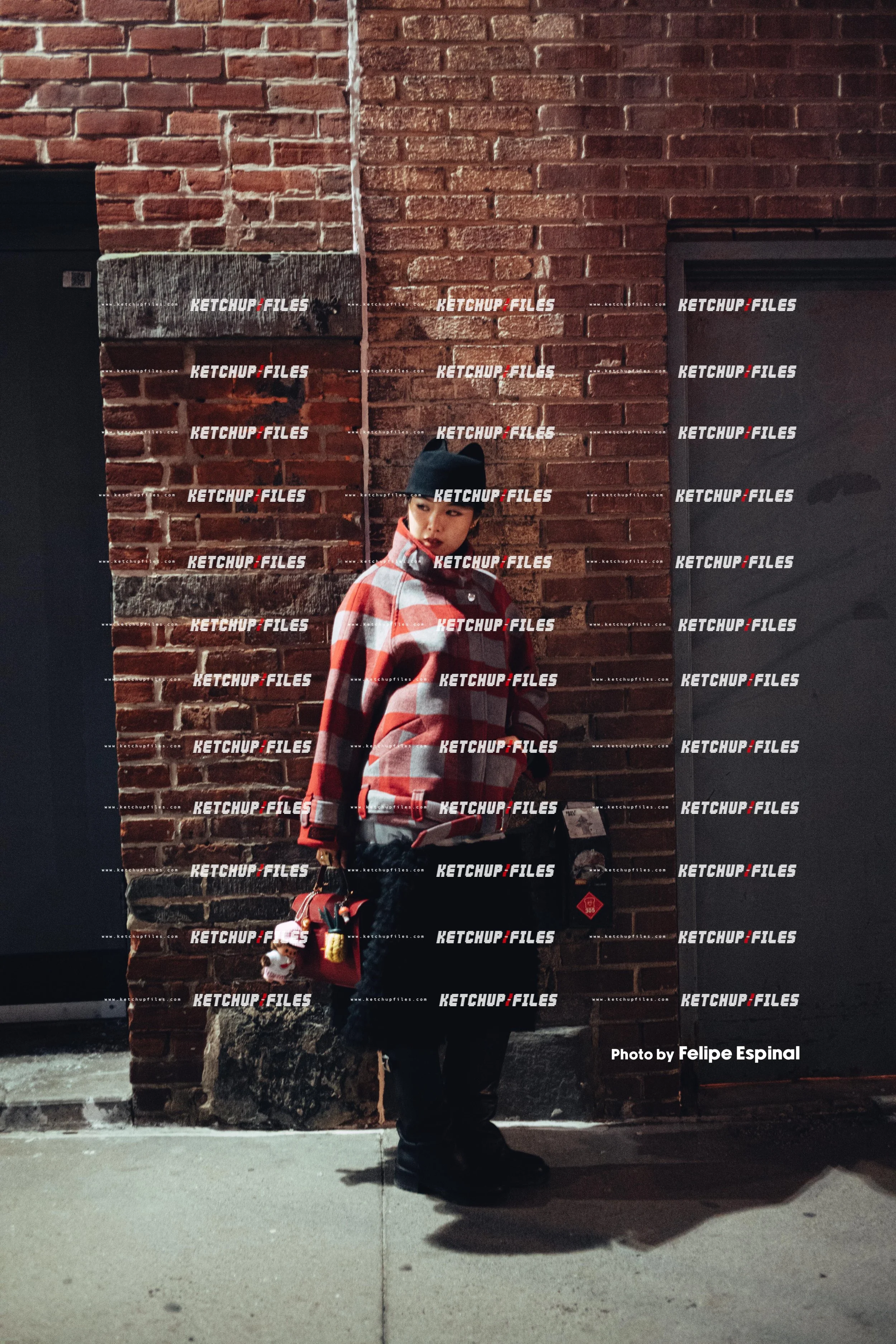 Street Style Photo of Guest at the Area FW26 New York Fashion Week Show