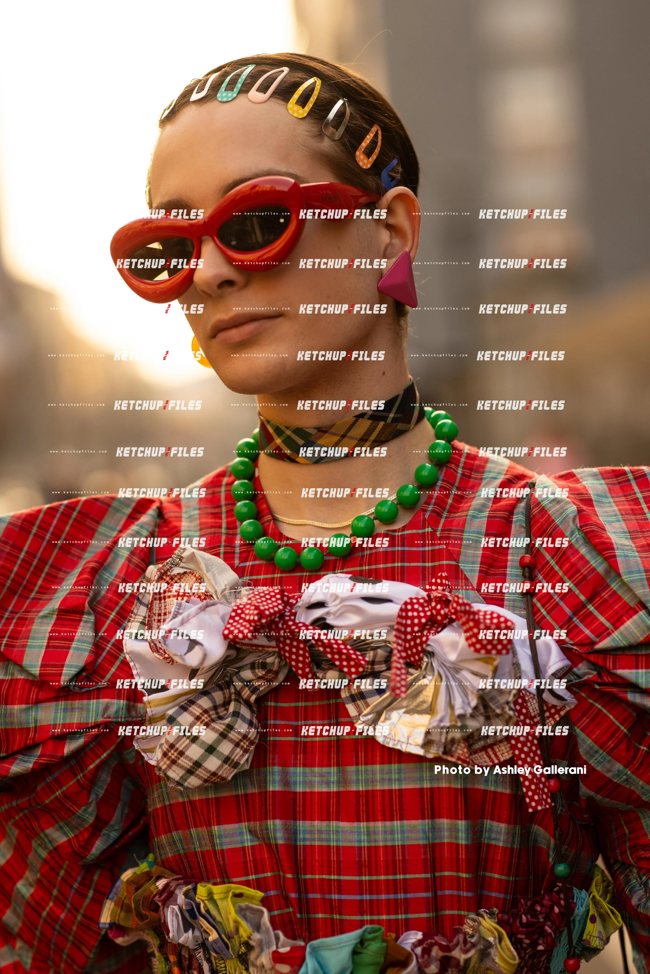 Street Style Photo of Guest at the FW26 Moschino Milan Fashion Week Show