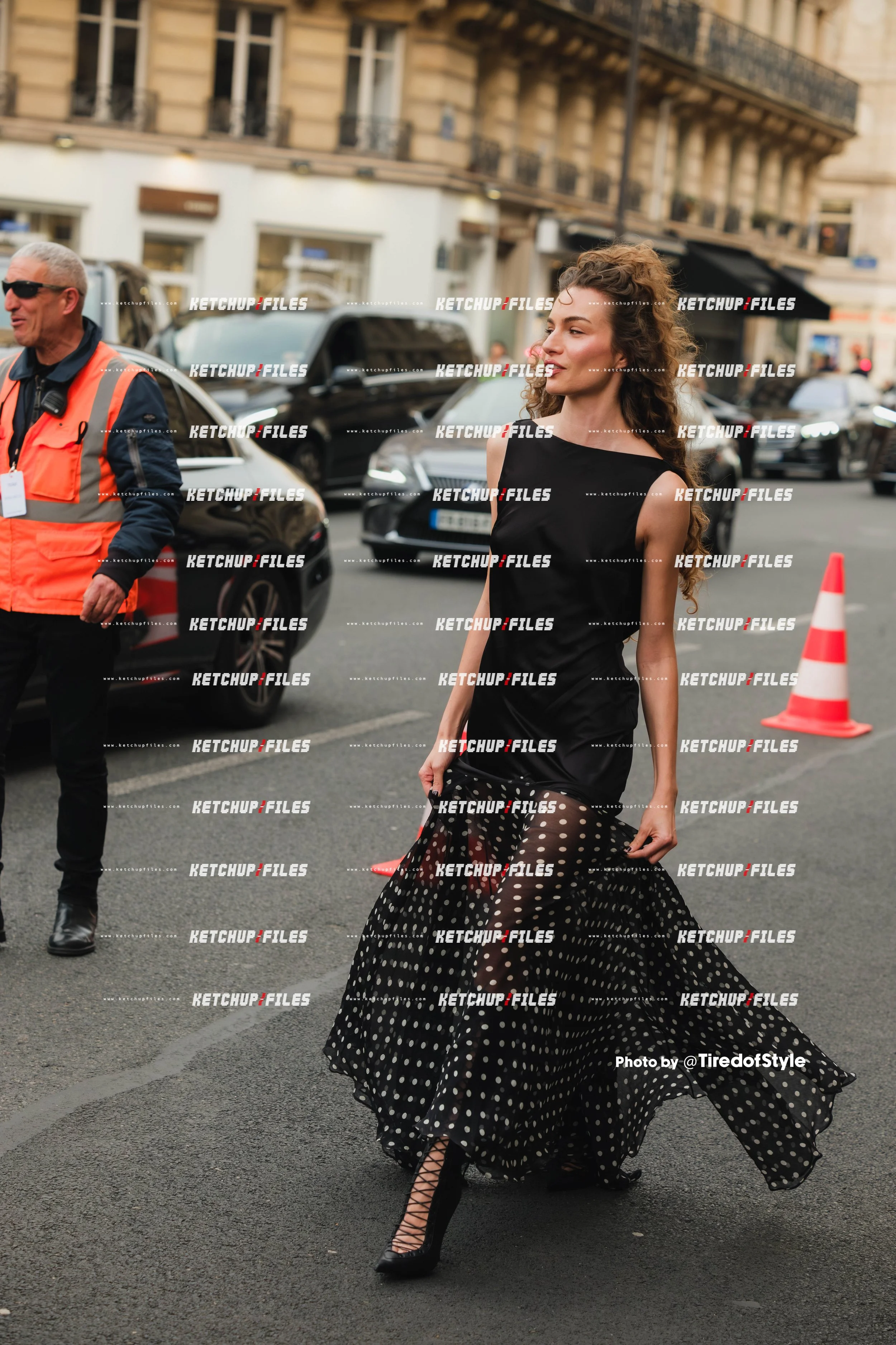 Street Style Editorial photo from Nina Ricci AW26 at Paris Fashion Week 2026