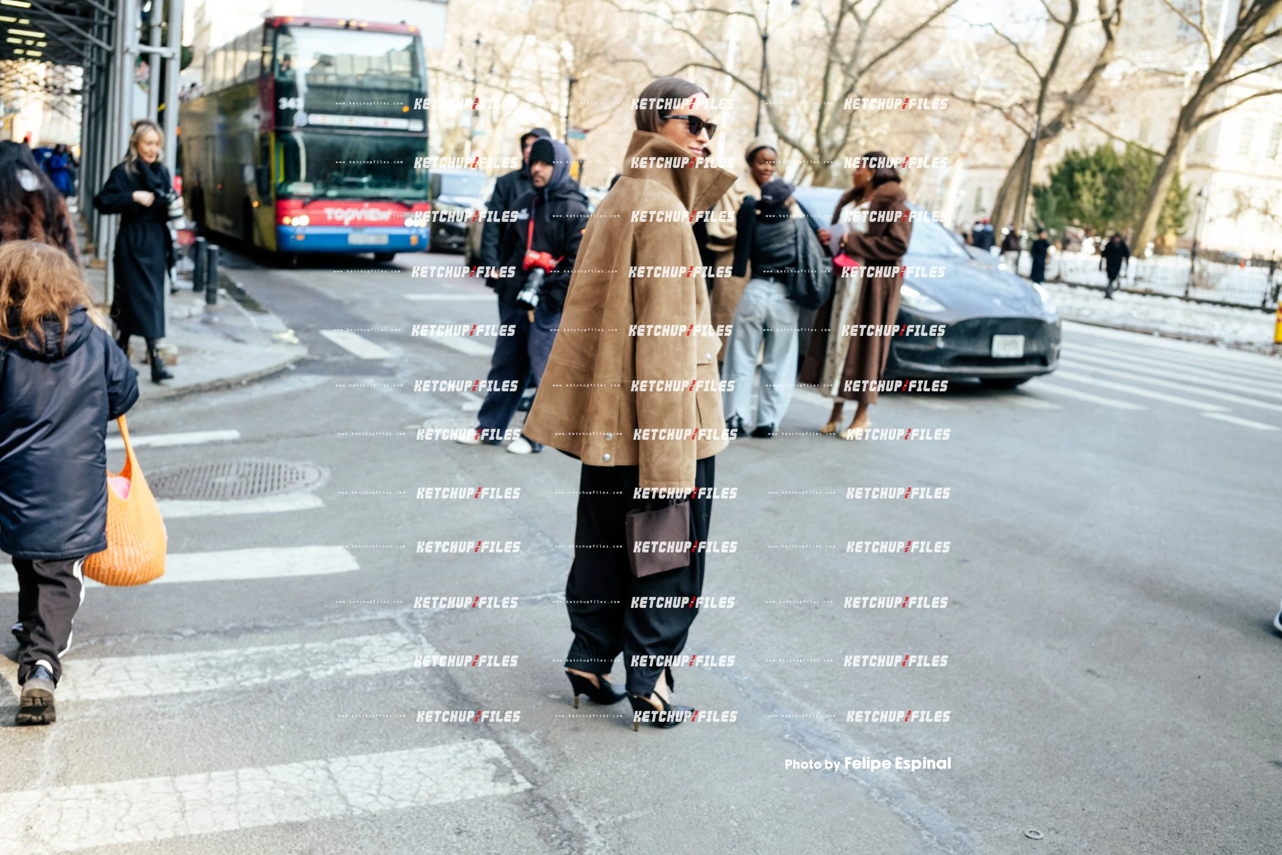 Street Style Photo of Guest at the Altuzarra FW26 New York Fashion Week Show