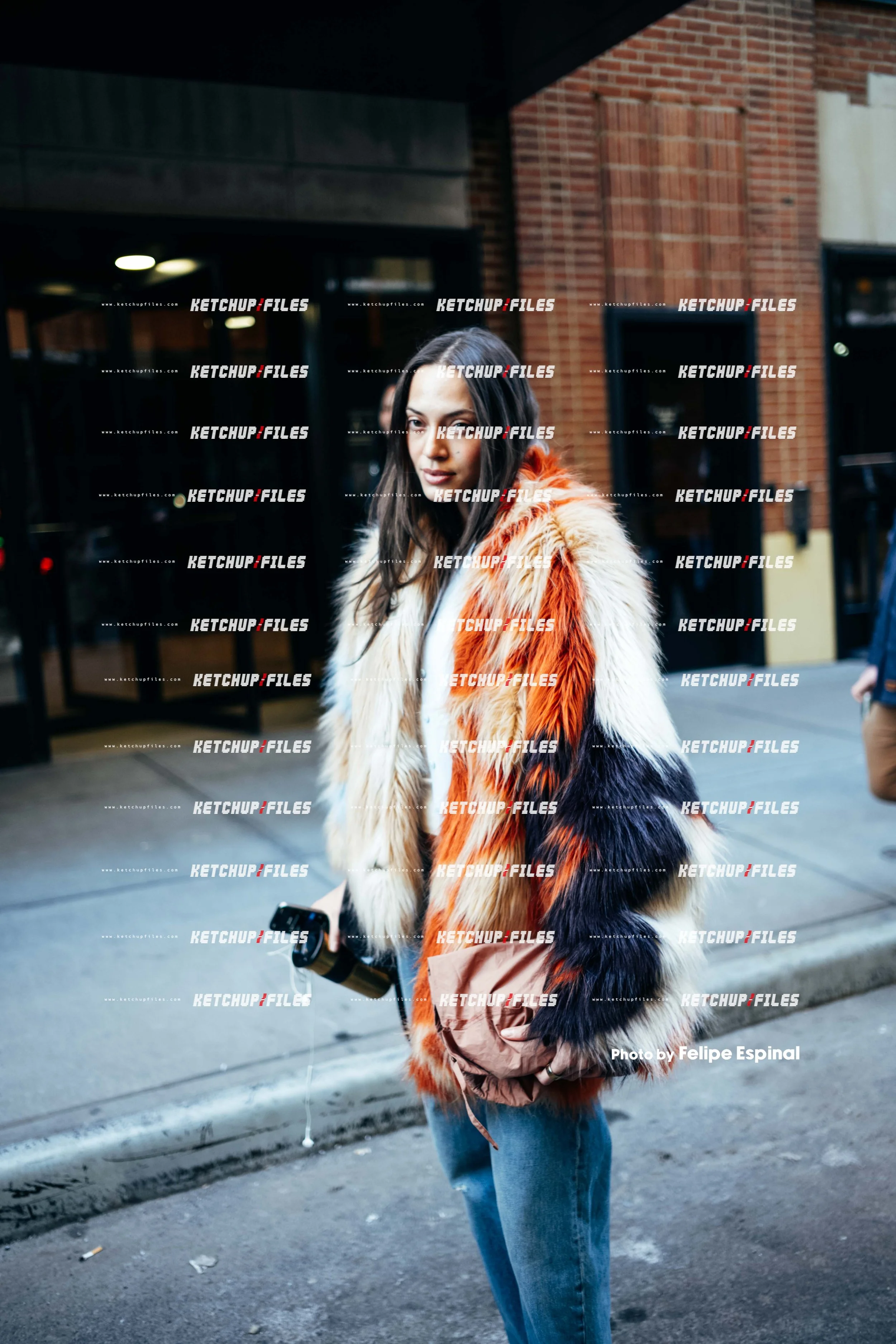 Street Style Photo of Guest at the 7 For All Mankind FW26 New York Fashion Week Show