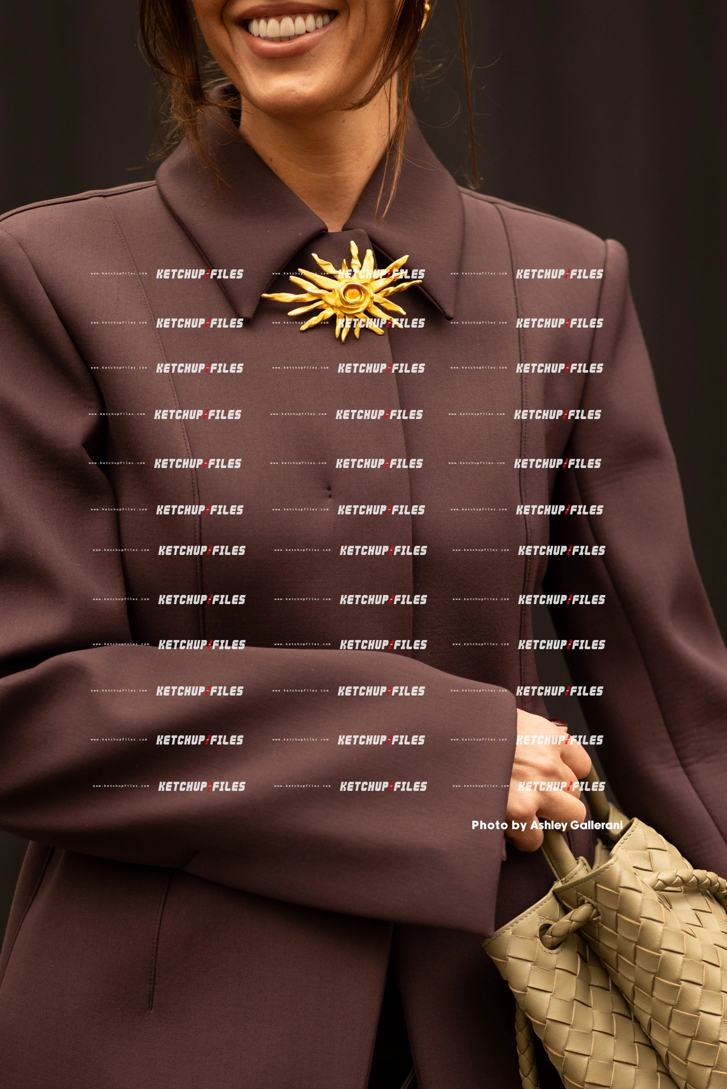 Street Style Photo of Guest at the Sportmax FW26 Milan Fashion Week Show