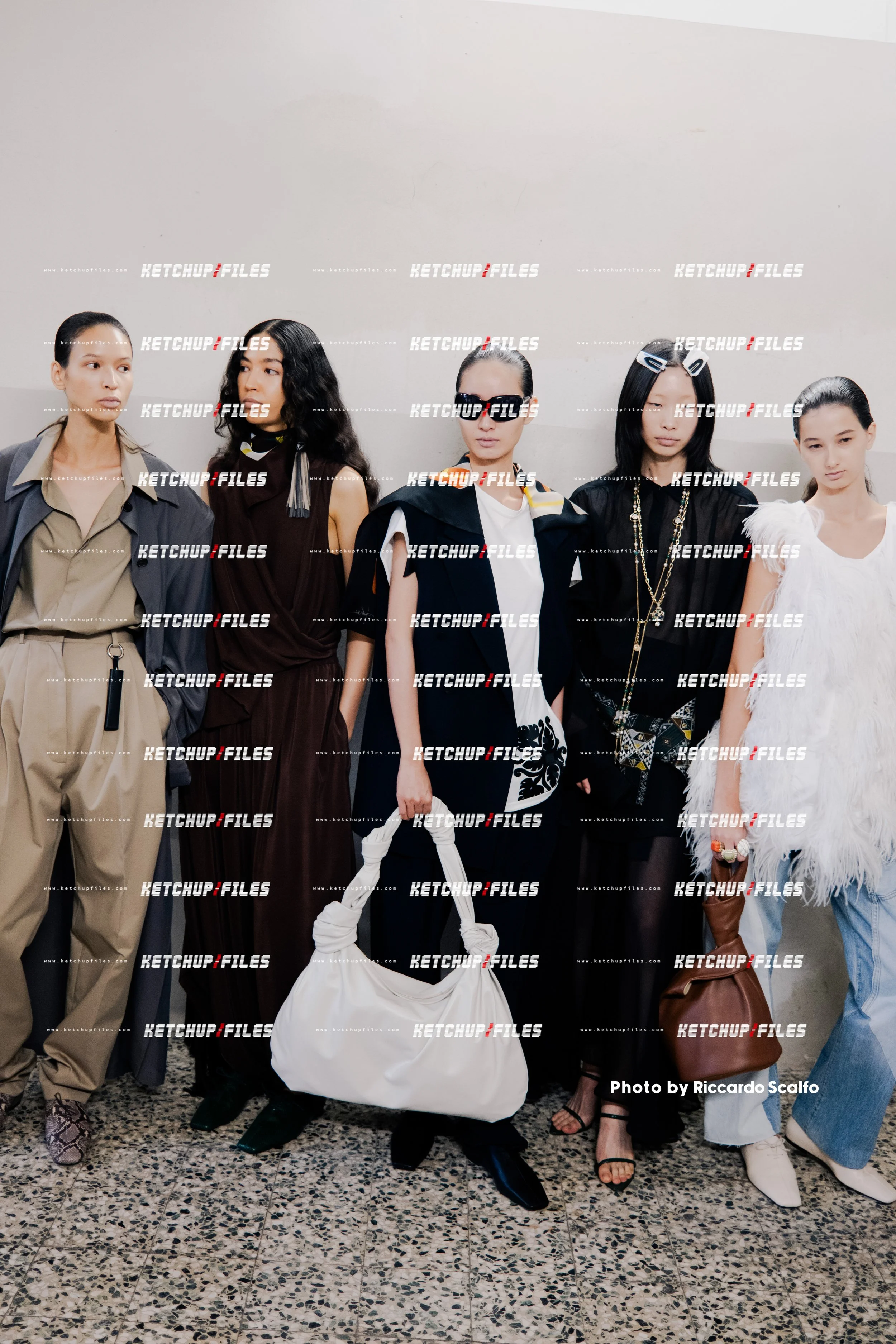 Backstage Photo at the Calcaterra SS26 Milan Fashion Week Show SS26