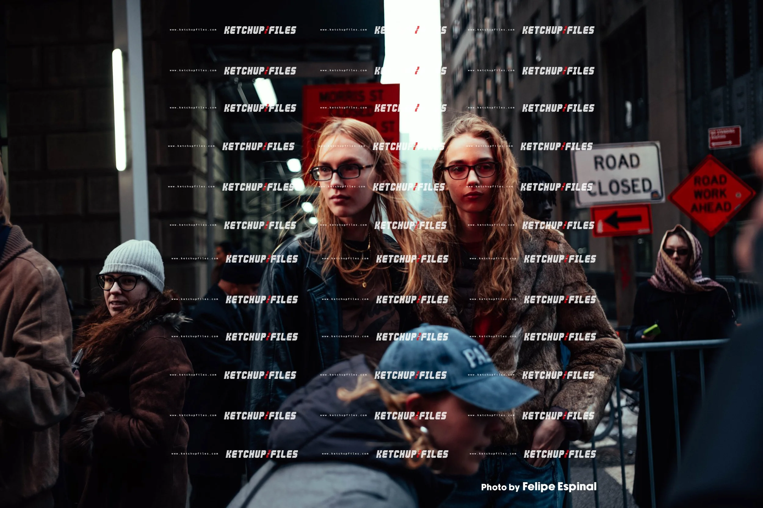 Street Style Photo of Guests at the Coach FW26 New York Fashion Week Show