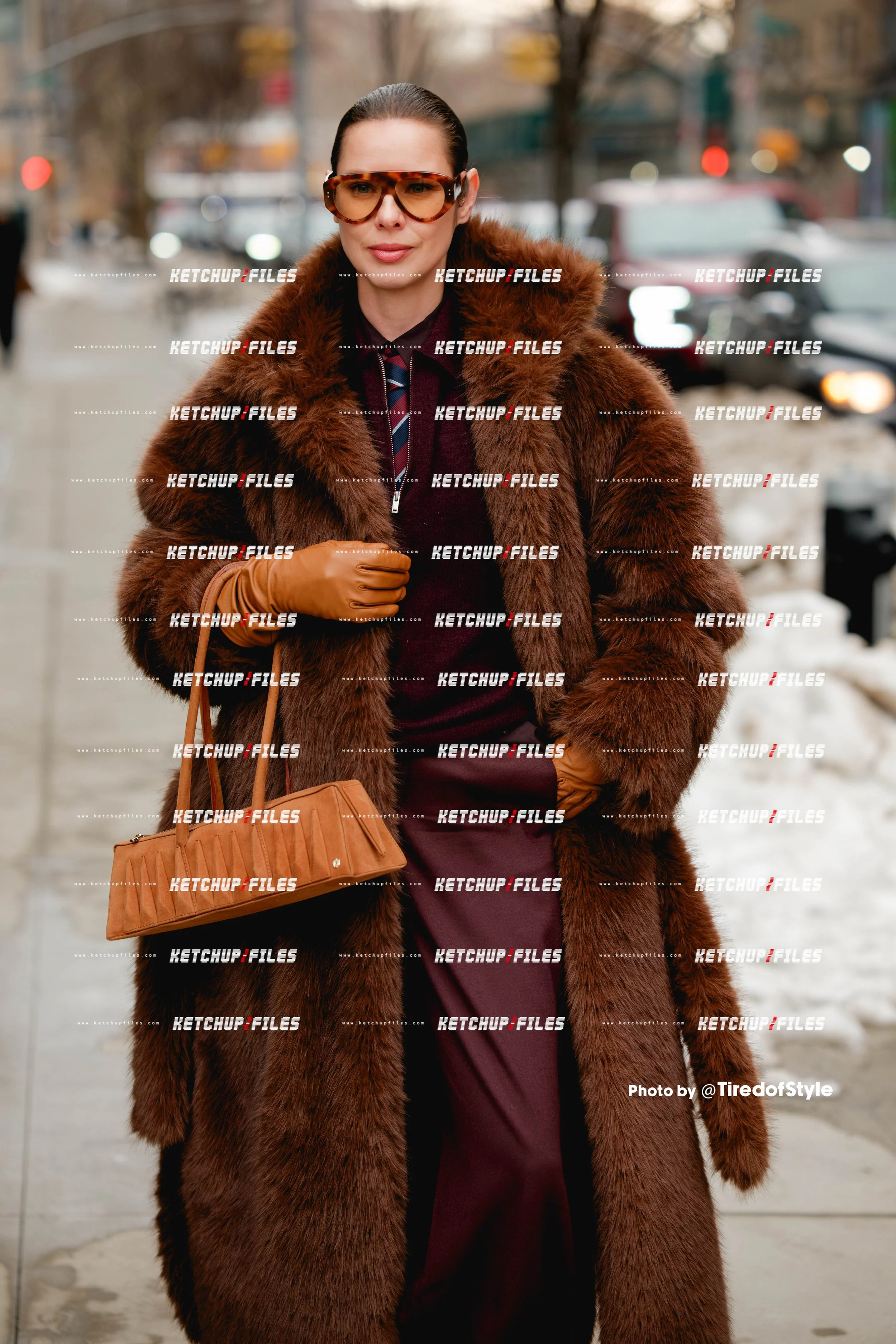 Street Style Photo of  Marina Ingvarsson at the Proenza Schouler FW26 New York Fashion Week Show
