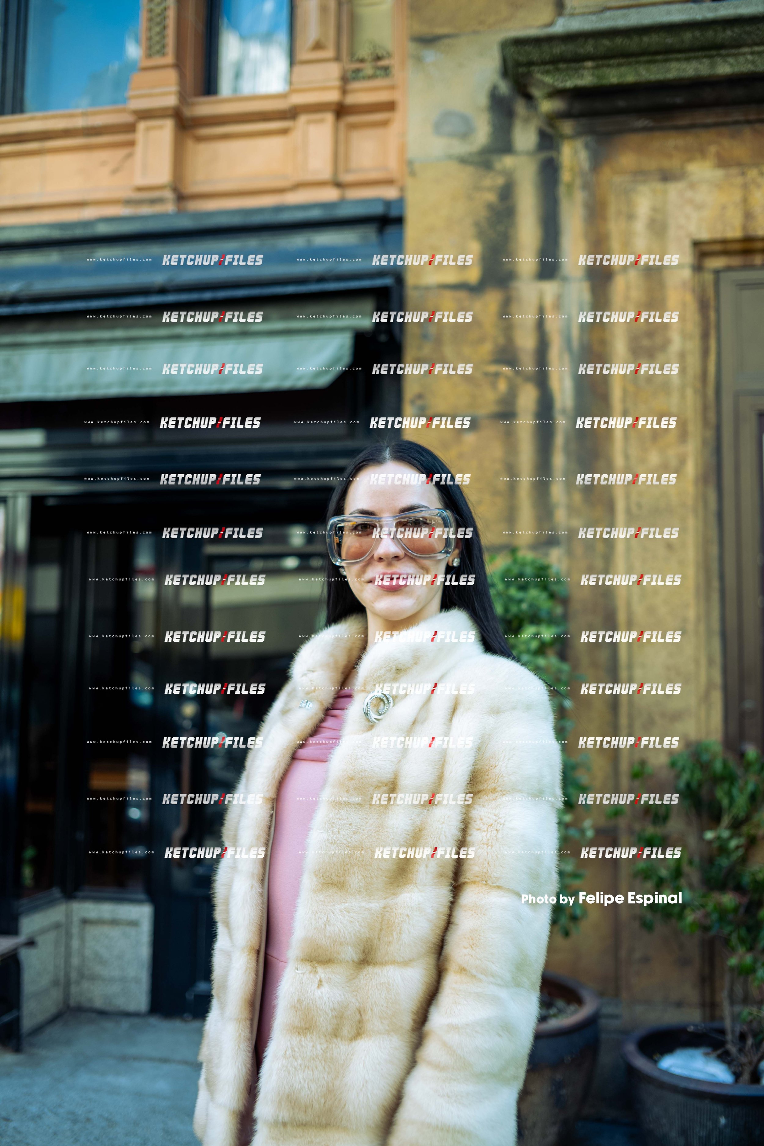 Street Style Photo of Guest at the PatBo FW26 New York Fashion Week Show