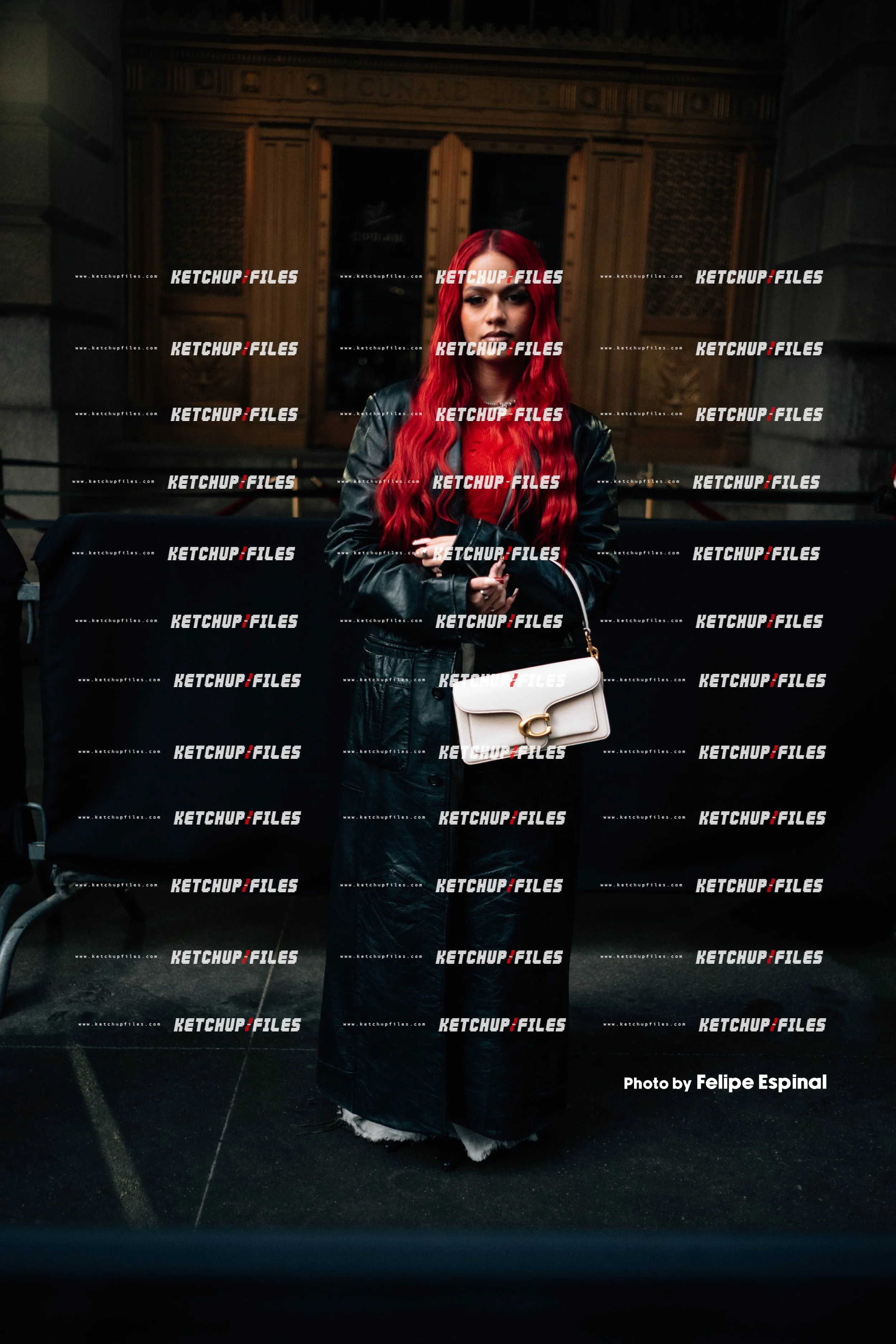Street Style Photo of Badmómzjay at the Coach FW26 New York Fashion Week Show