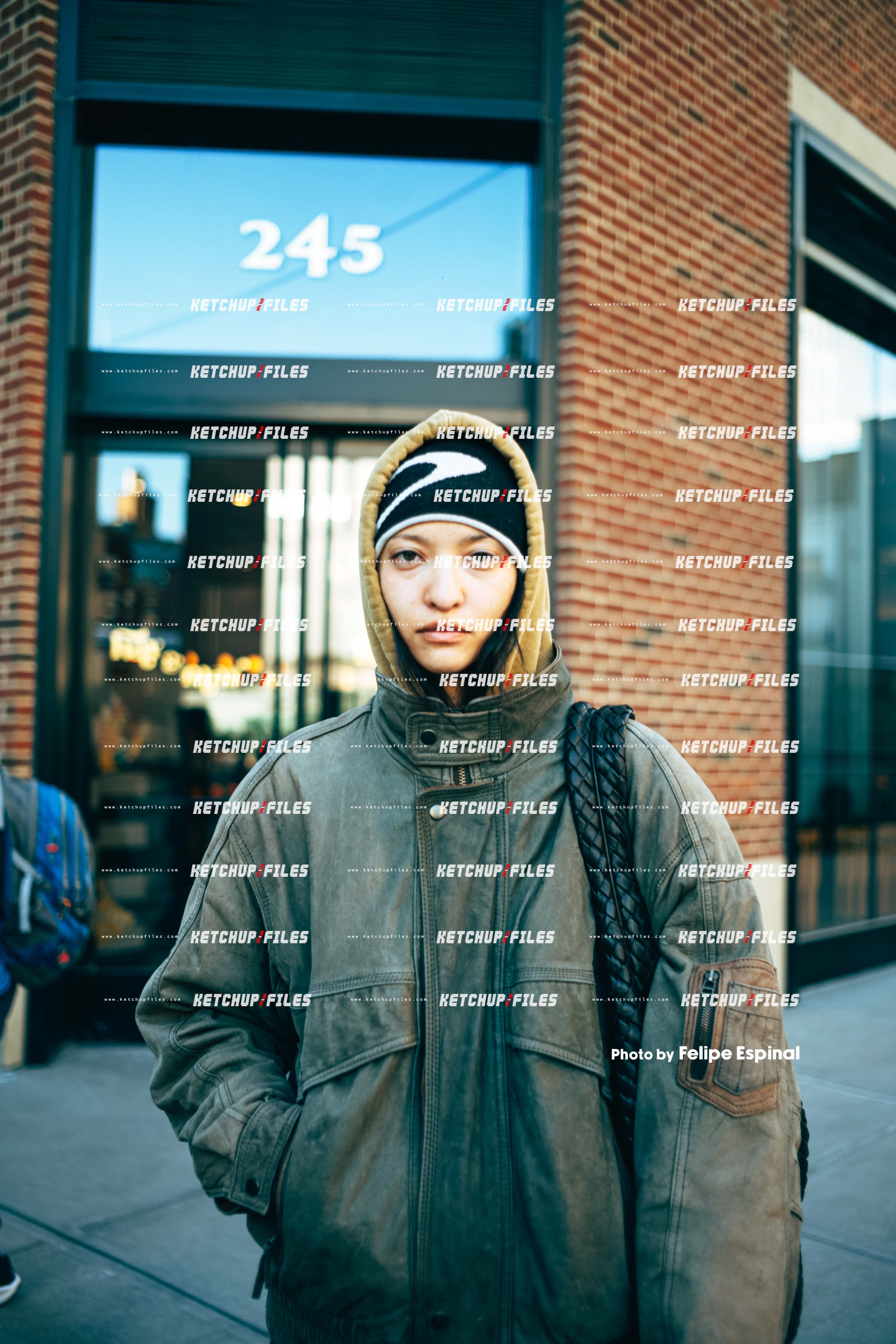 Street Style Photo of Guest at the 7 For All Mankind FW26 New York Fashion Week Show
