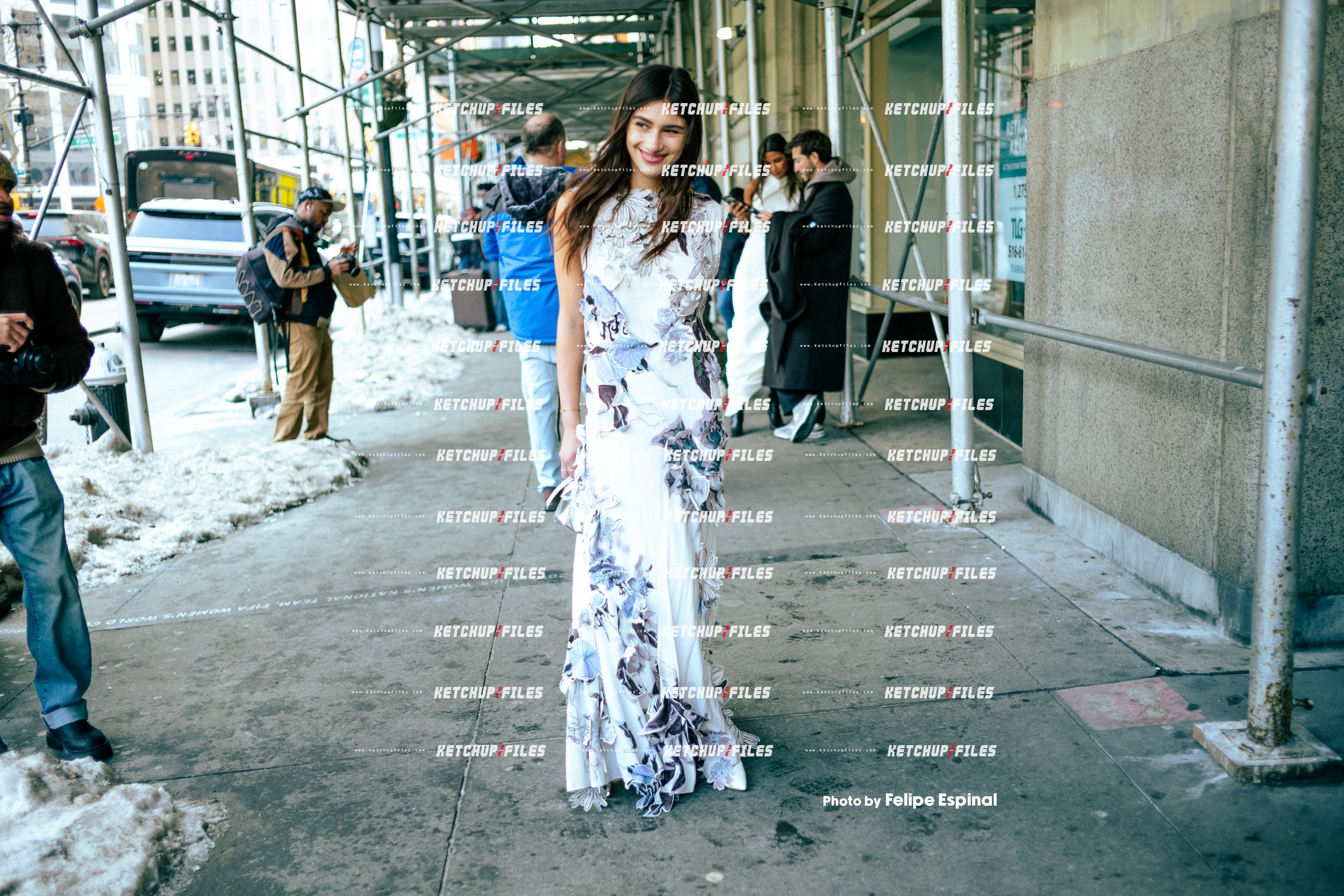 Street Style Photo of Francesca Keller at the Altuzarra FW26 New York Fashion Week Show