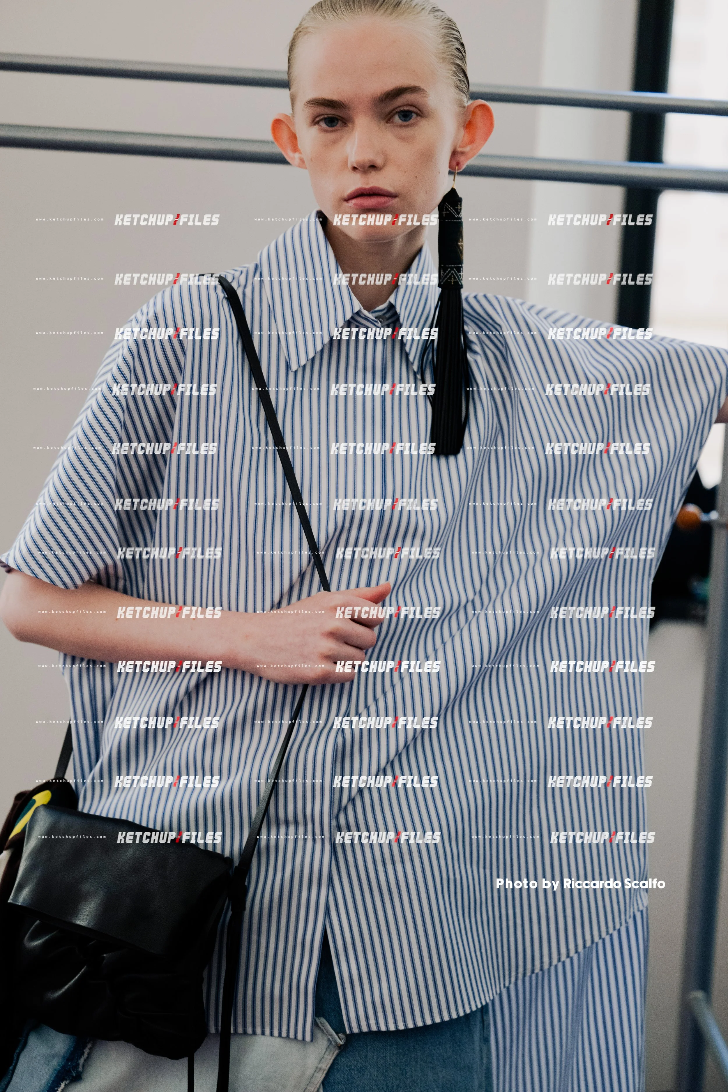 Backstage Photo at the Calcaterra SS26 Milan Fashion Week Show SS26