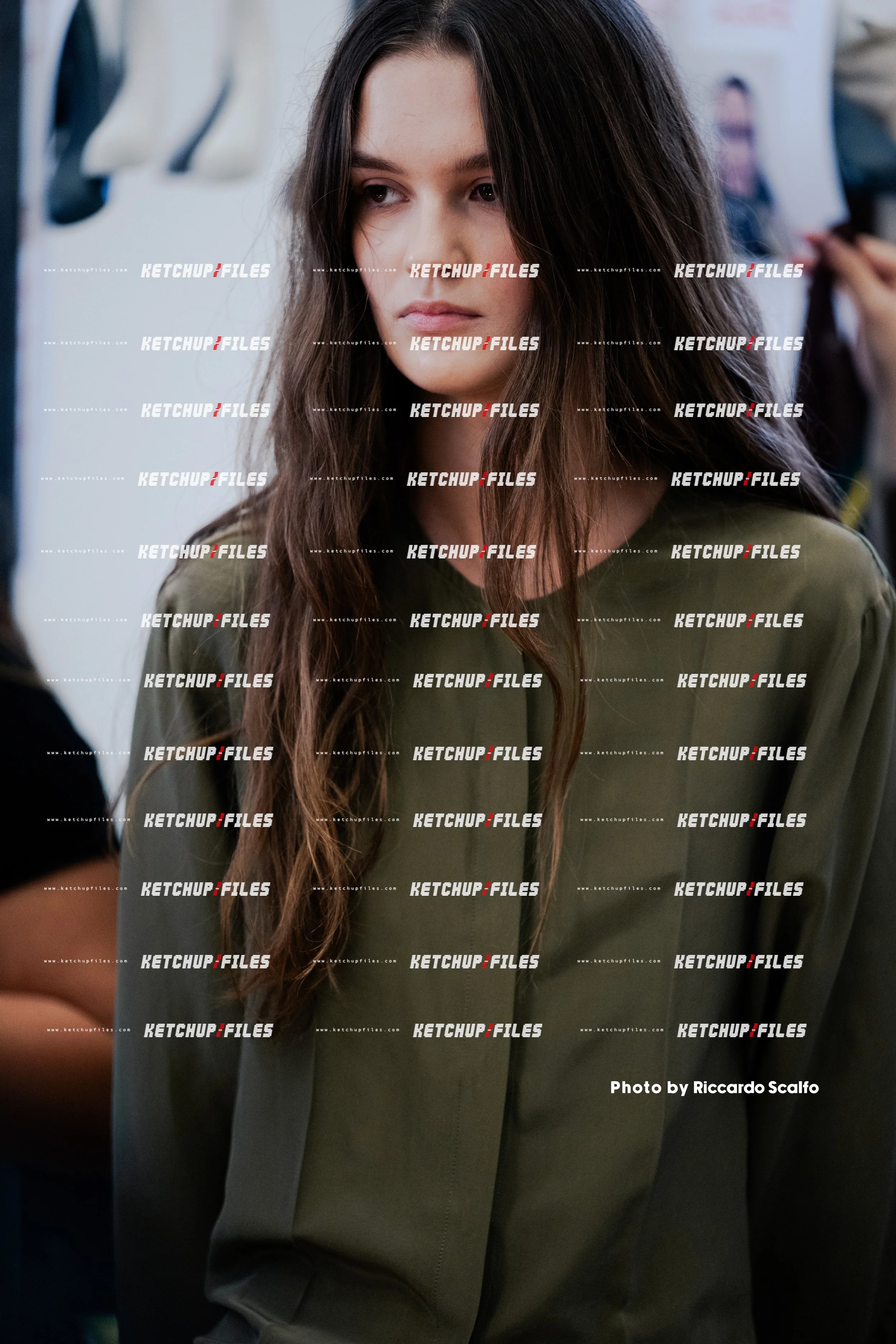 Backstage Photo at the Calcaterra SS26 Milan Fashion Week Show SS26