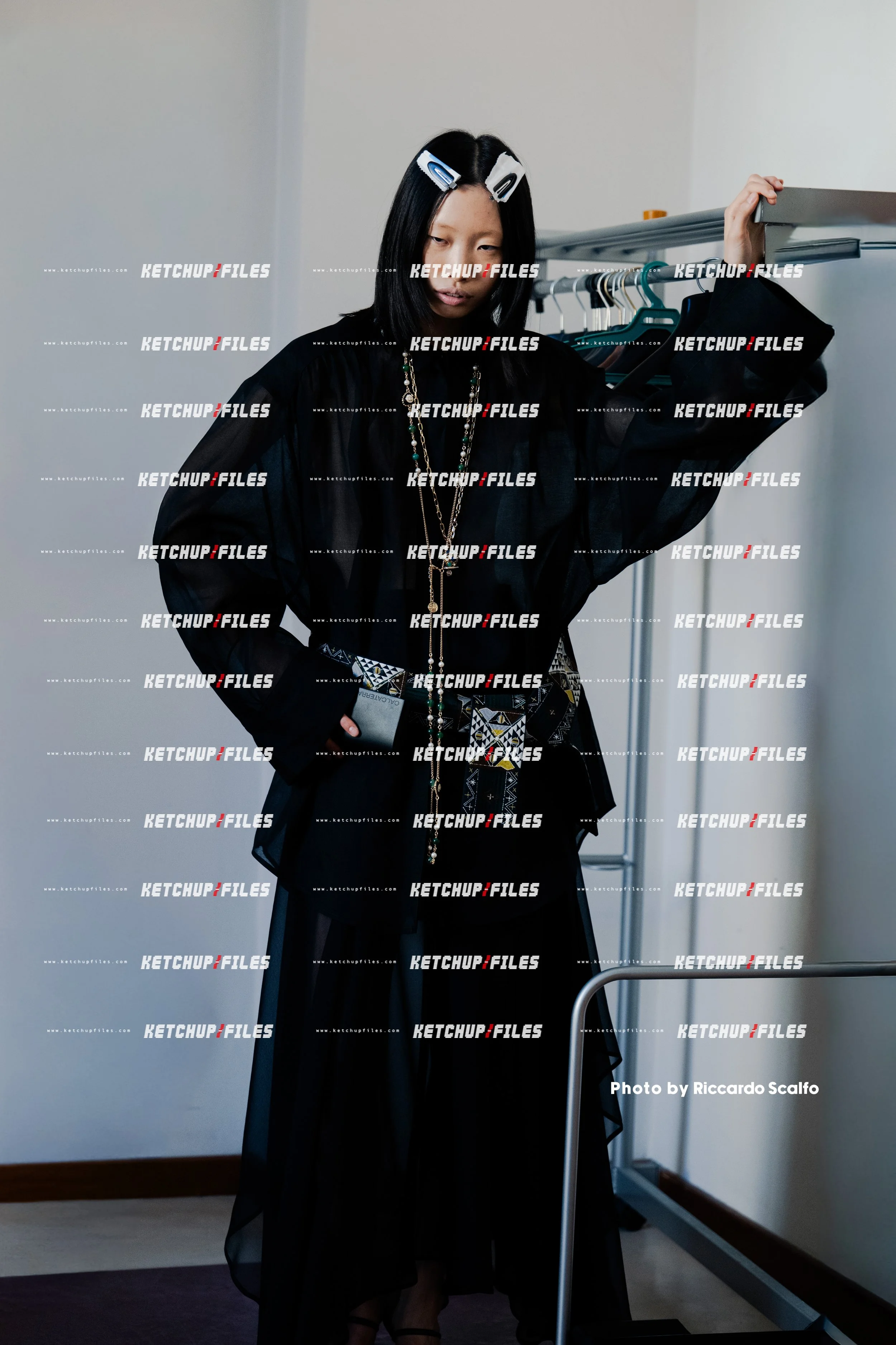 Backstage Photo at the Calcaterra SS26 Milan Fashion Week Show SS26