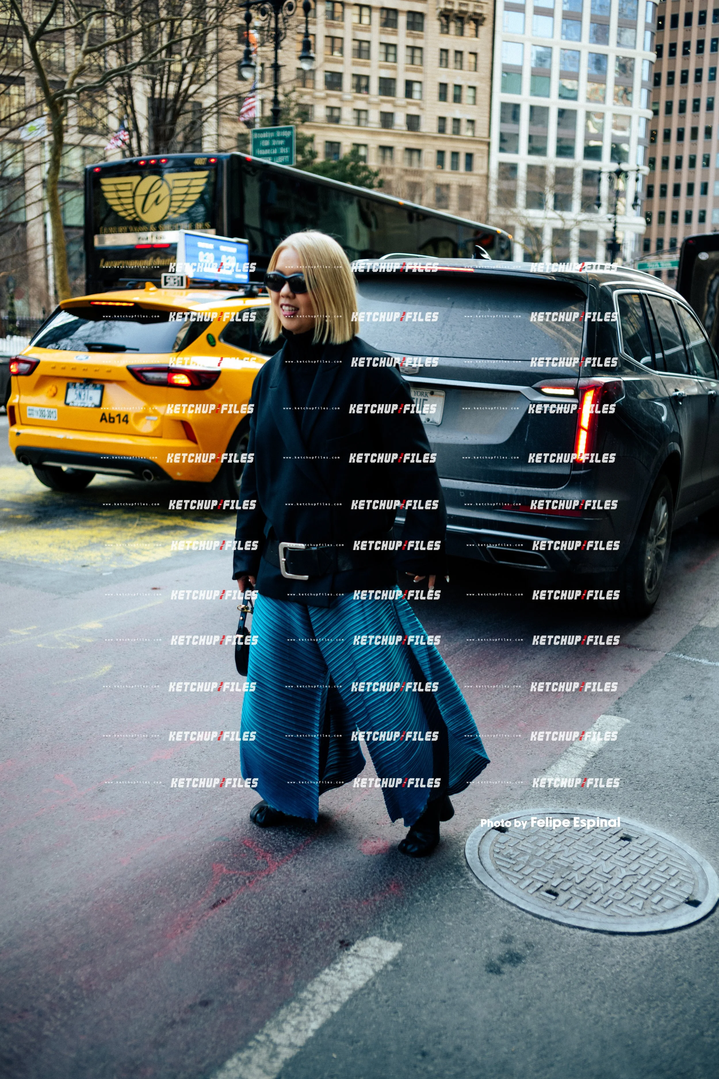 Street Style Photo of Diana Tsui at the Altuzarra FW26 New York Fashion Week Show