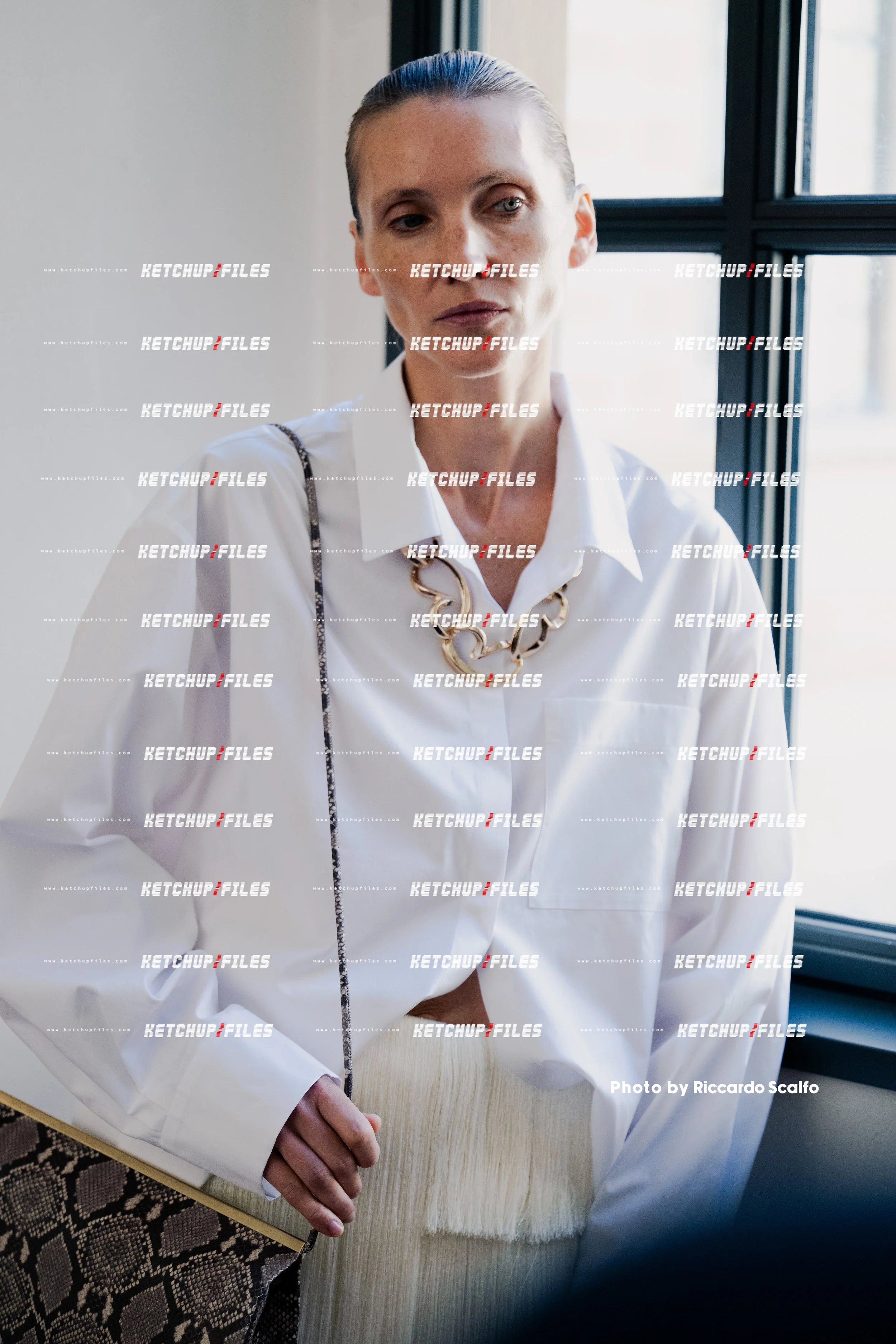 Backstage Photo at the Calcaterra SS26 Milan Fashion Week Show SS26