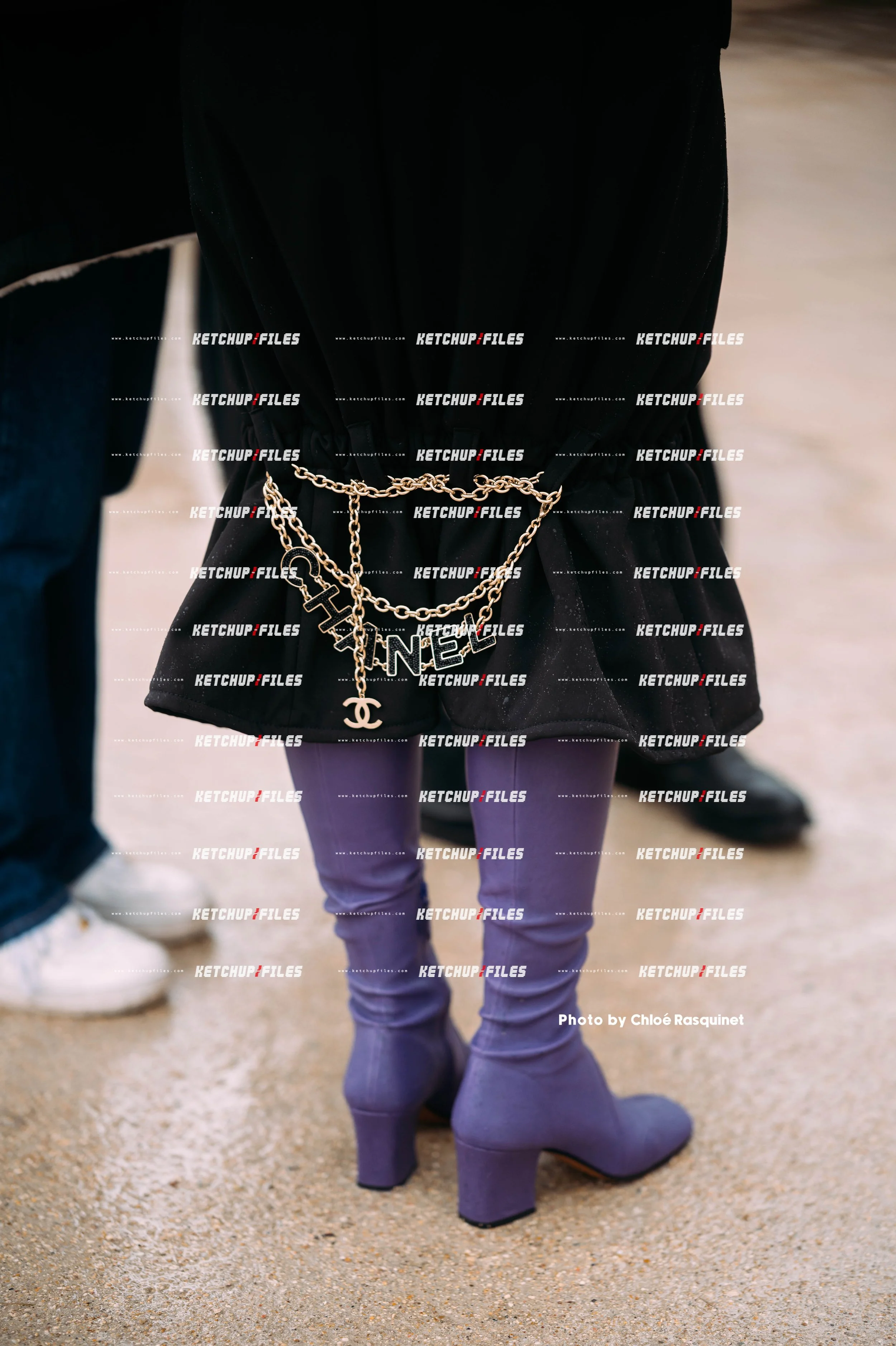 Chanel SS26 HAUTE COUTURE 2026 Street Style Photography | Fashion Week Editorial Photo