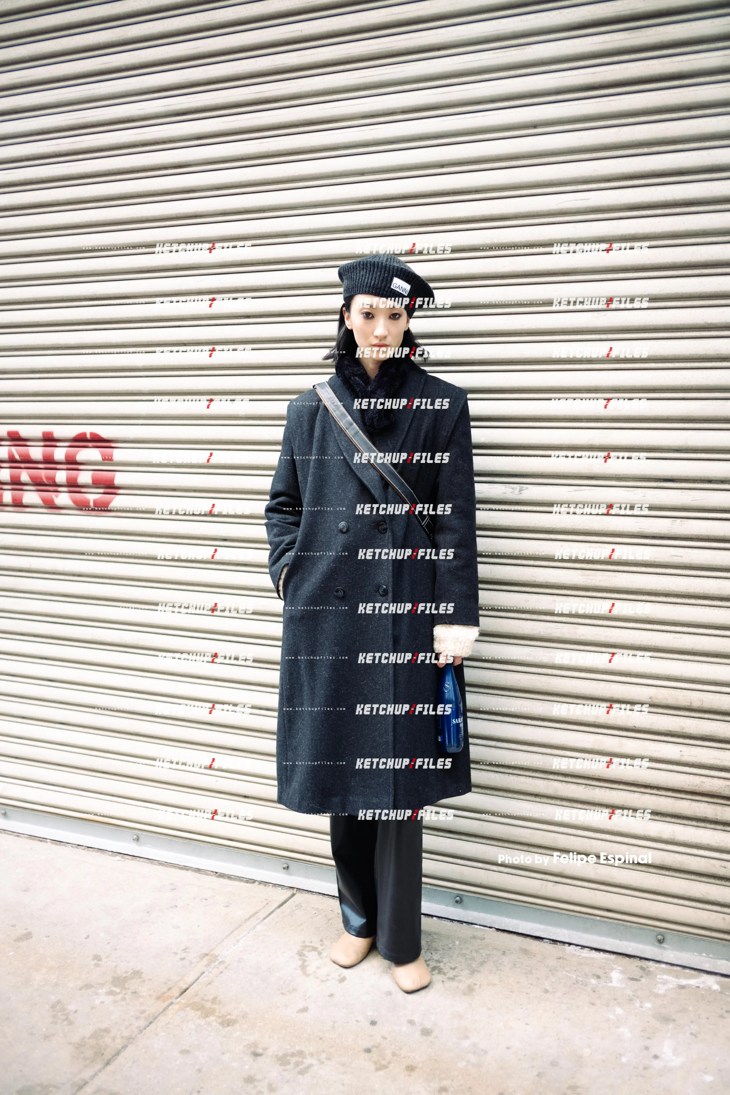 Street Style Photo of Guest at the Zankov FW26 New York Fashion Week Show