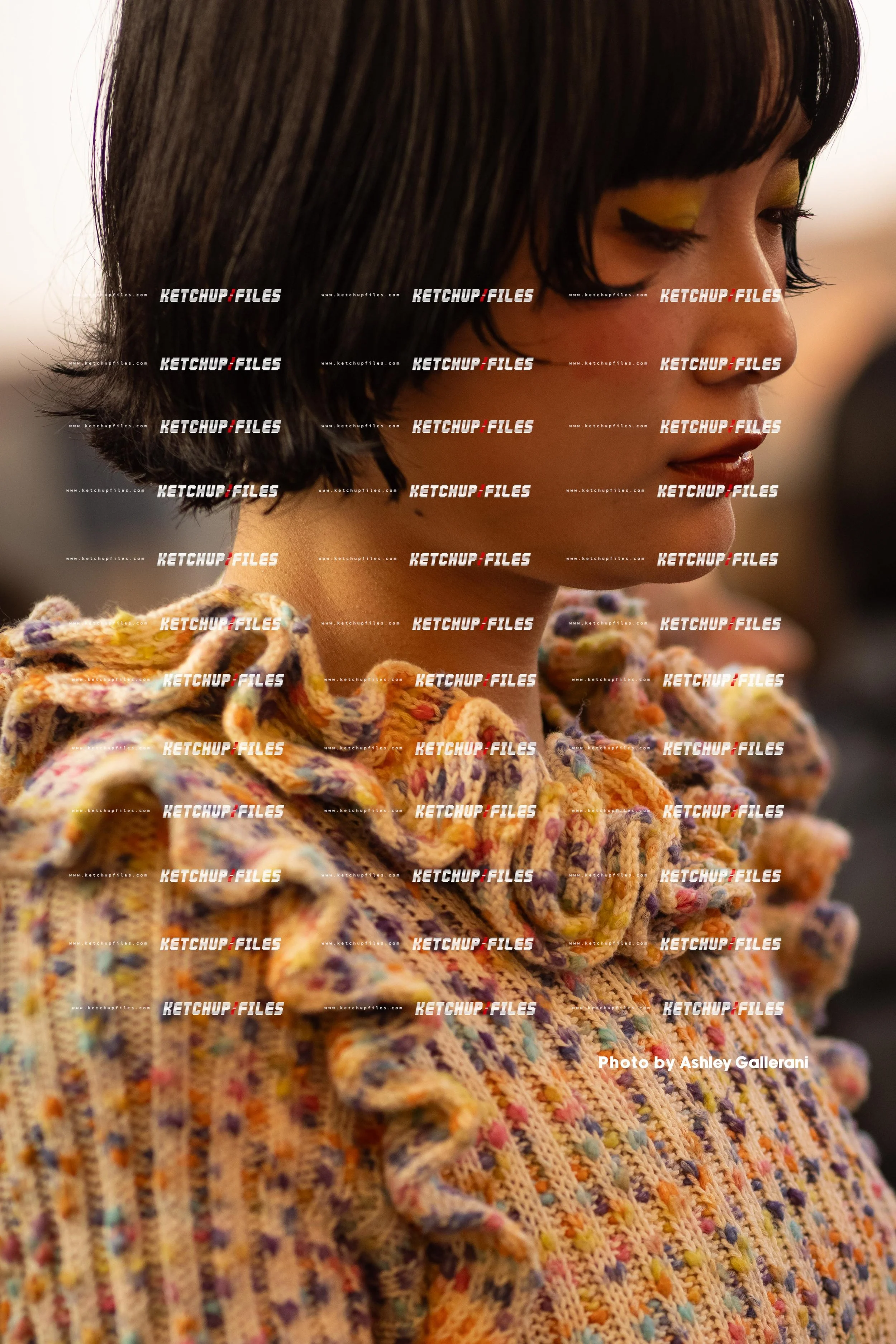 Street Style Photo of Guest at the FW26 Moschino Milan Fashion Week Show