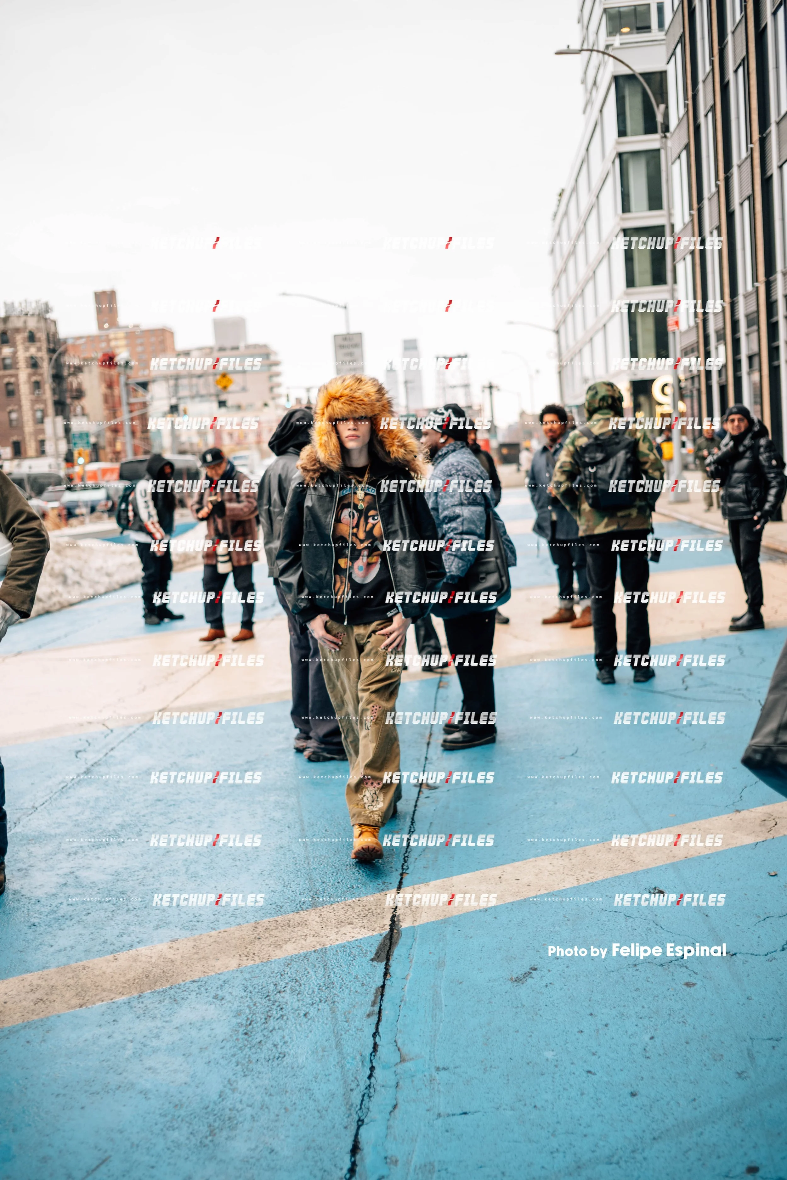 Street Style Photo of Zaryah at the Proenza Schouler FW26 New York Fashion Week Show