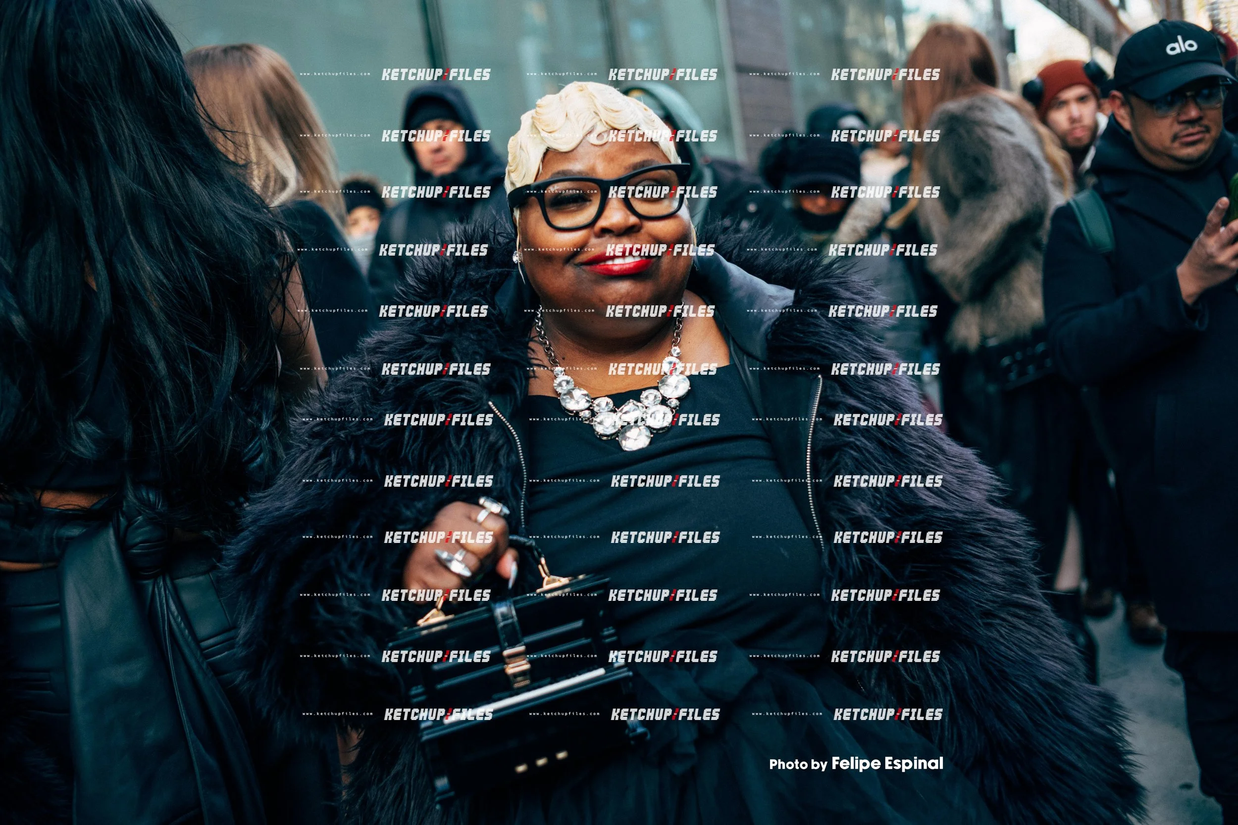 Street Style Photo of Guest at the Christian Siriano FW26 New York Fashion Week Show