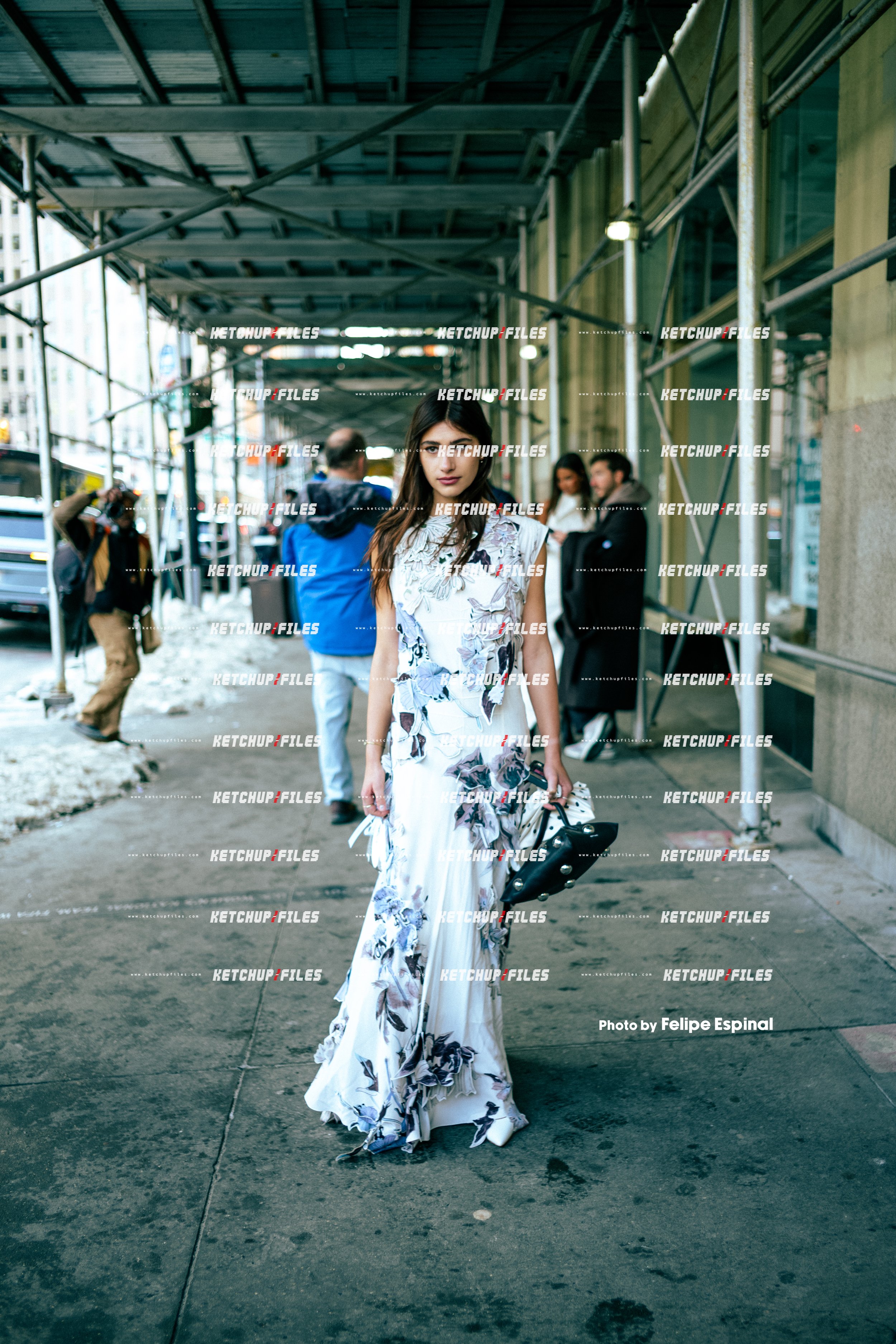 Street Style Photo of Francesca Keller at the Altuzarra FW26 New York Fashion Week Show