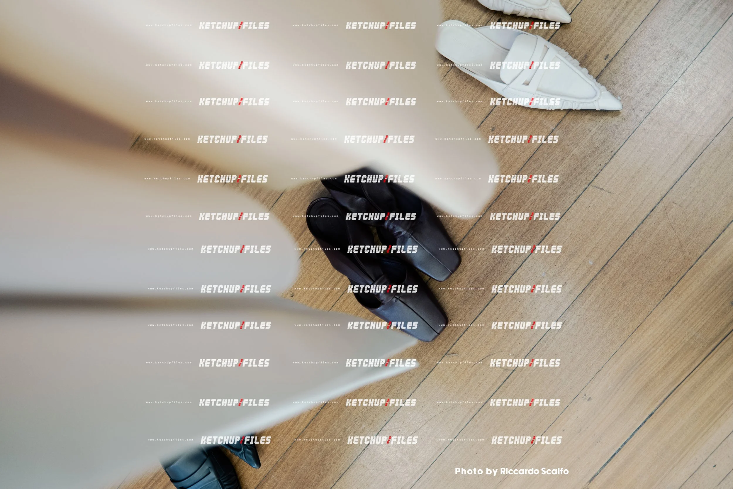 Backstage Photo at the Calcaterra SS26 Milan Fashion Week Show SS26