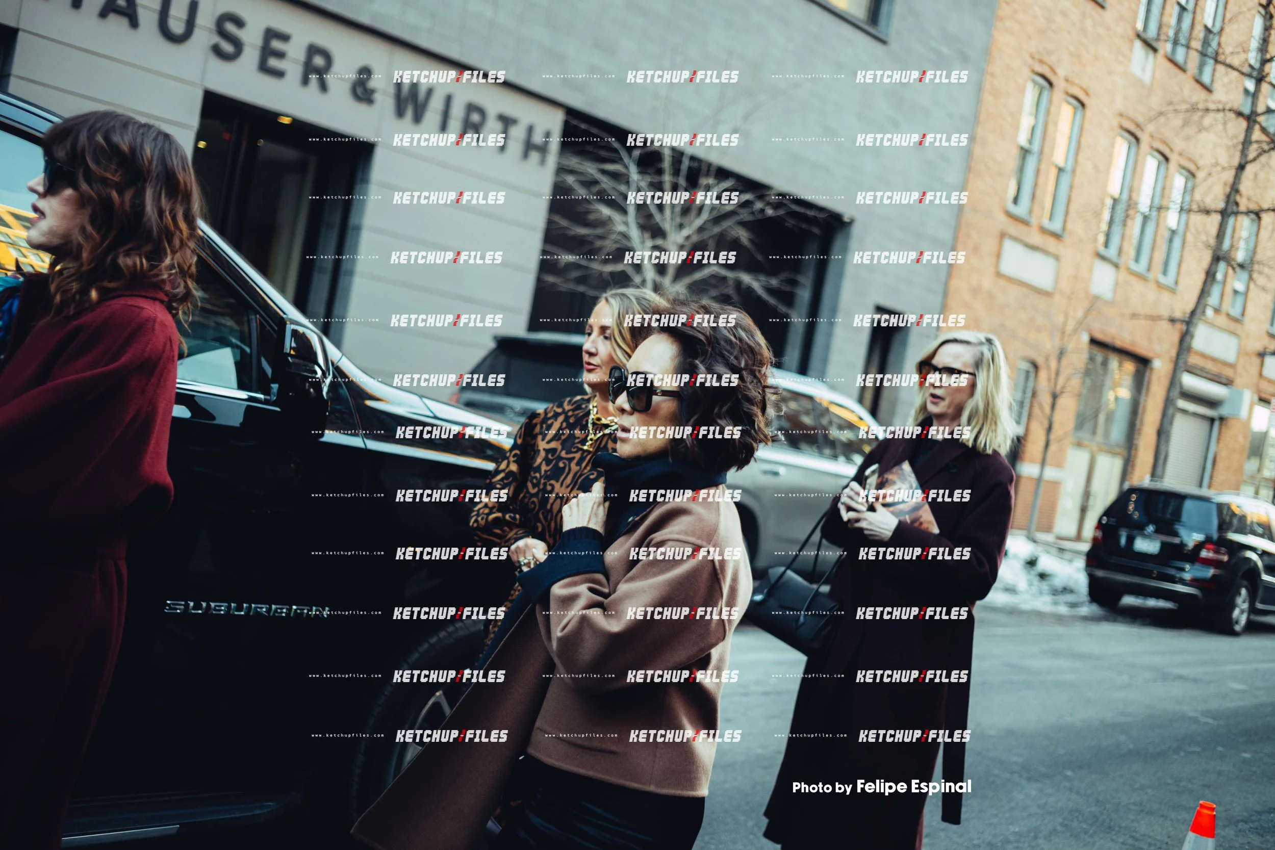 Street Style Photo of Guest at the 7 For All Mankind FW26 New York Fashion Week Show